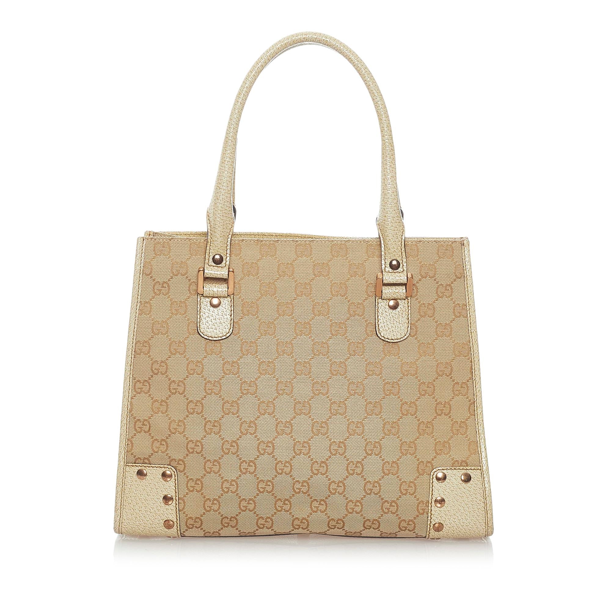 Gucci GG Canvas Handbag (SHG-32328)