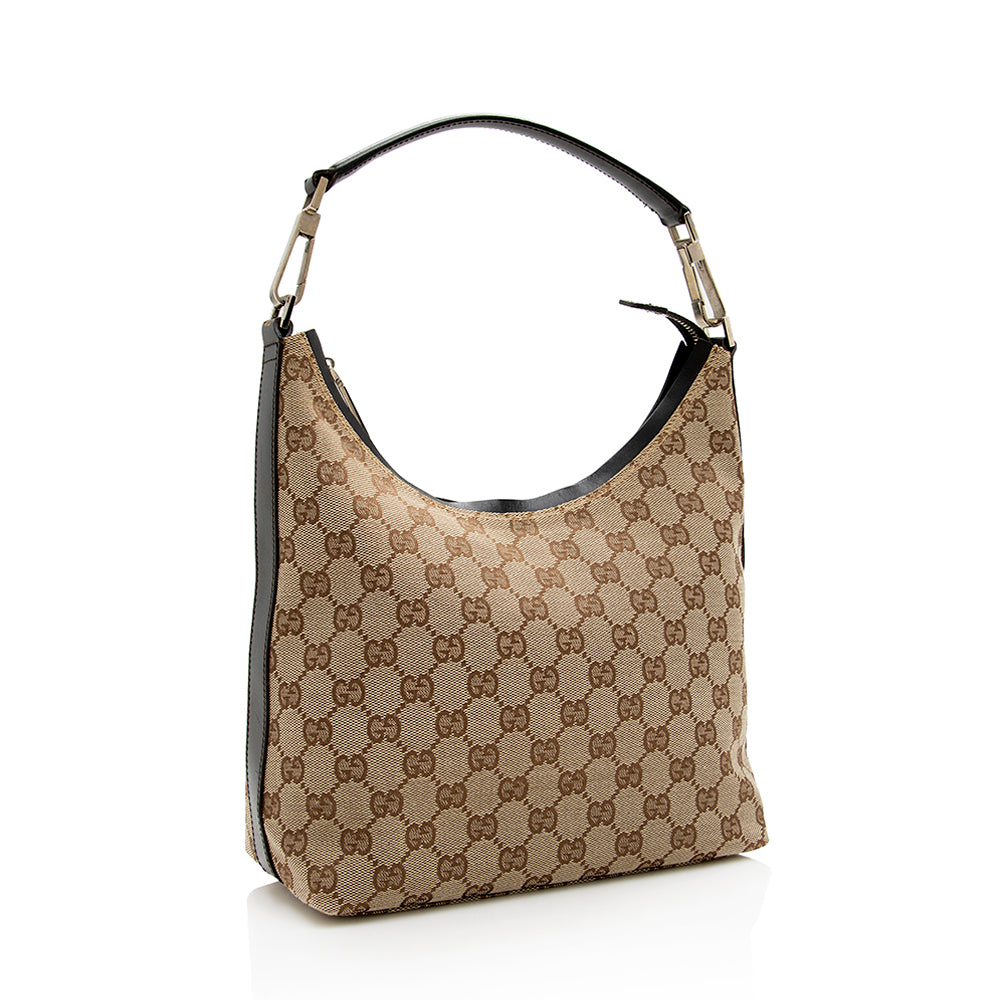 Gucci GG Canvas Hobo (SHF-18444)