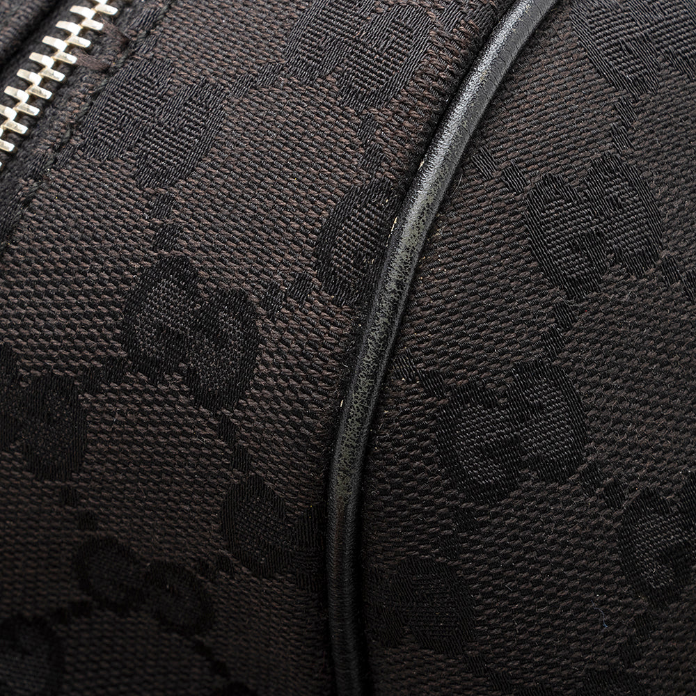 Gucci GG Canvas Web Horsebit Boston Bag (SHF-20566)