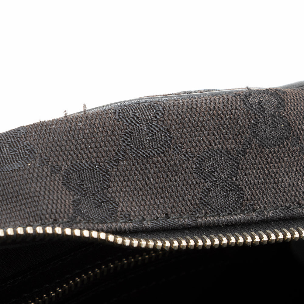 Gucci GG Canvas Web Horsebit Boston Bag (SHF-20566)