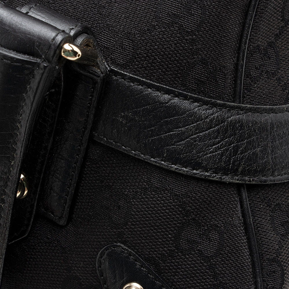 Gucci GG Canvas Web Horsebit Boston Bag (SHF-20566)