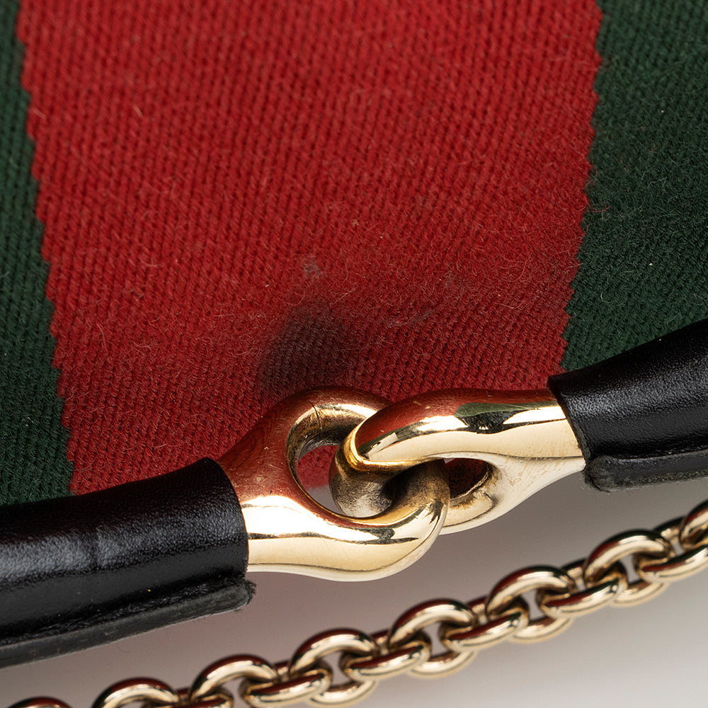 Gucci GG Canvas Web Horsebit Boston Bag (SHF-20566)