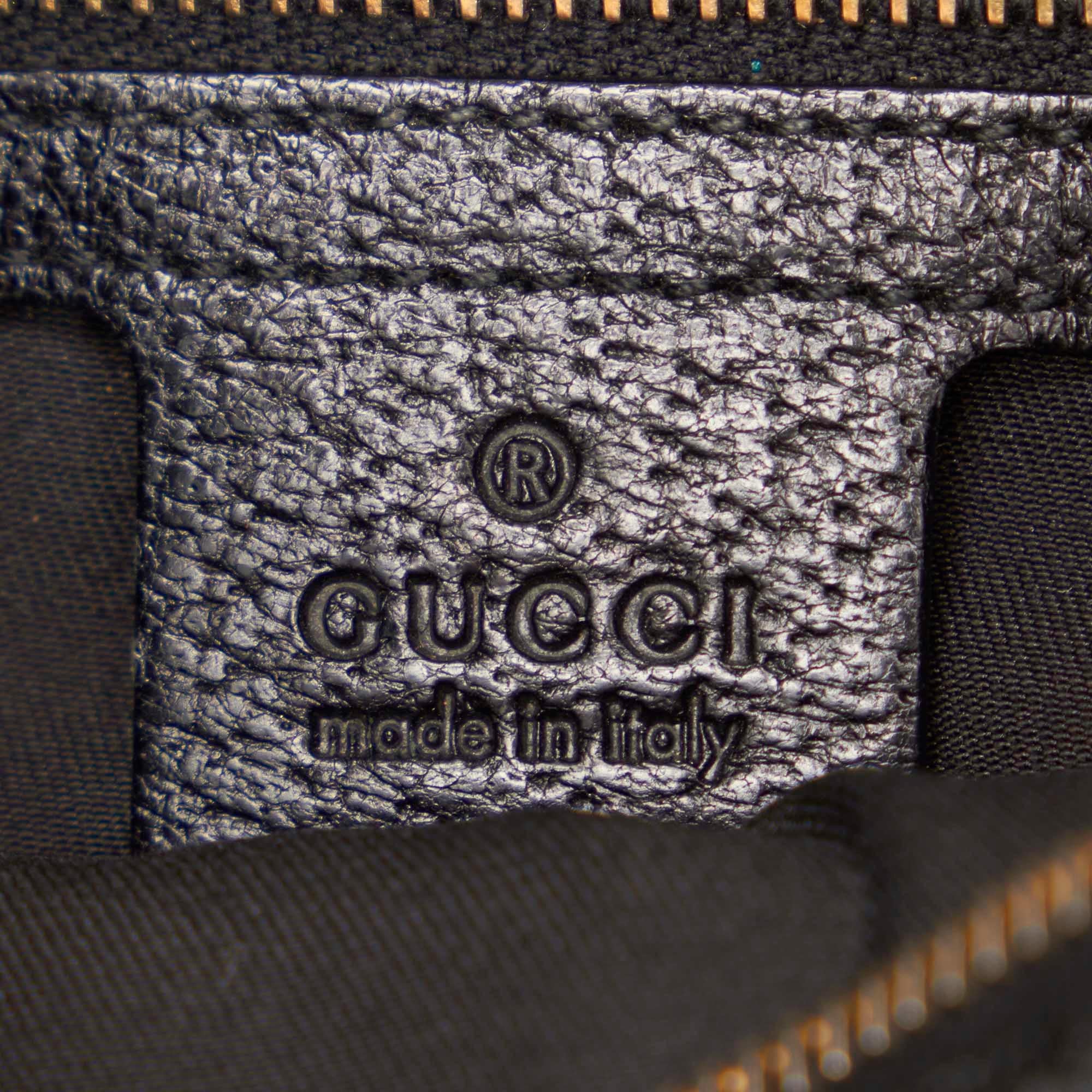 Gucci GG Canvas Horsebit Creole Shoulder Bag (SHG-32128)