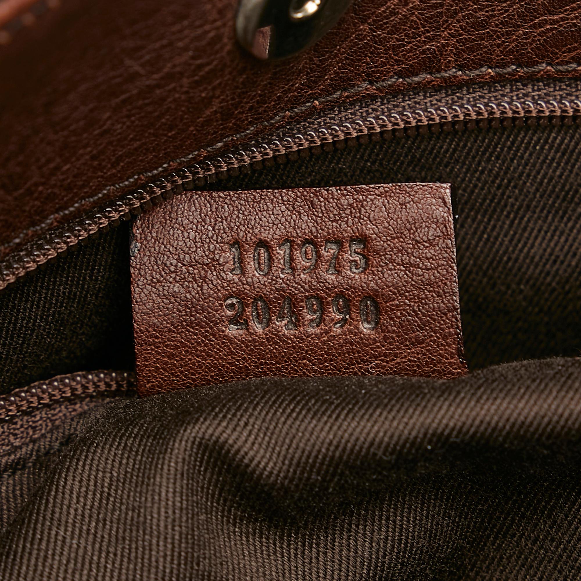 Gucci GG Canvas Horsebit Shoulder Bag (SHG-29071)