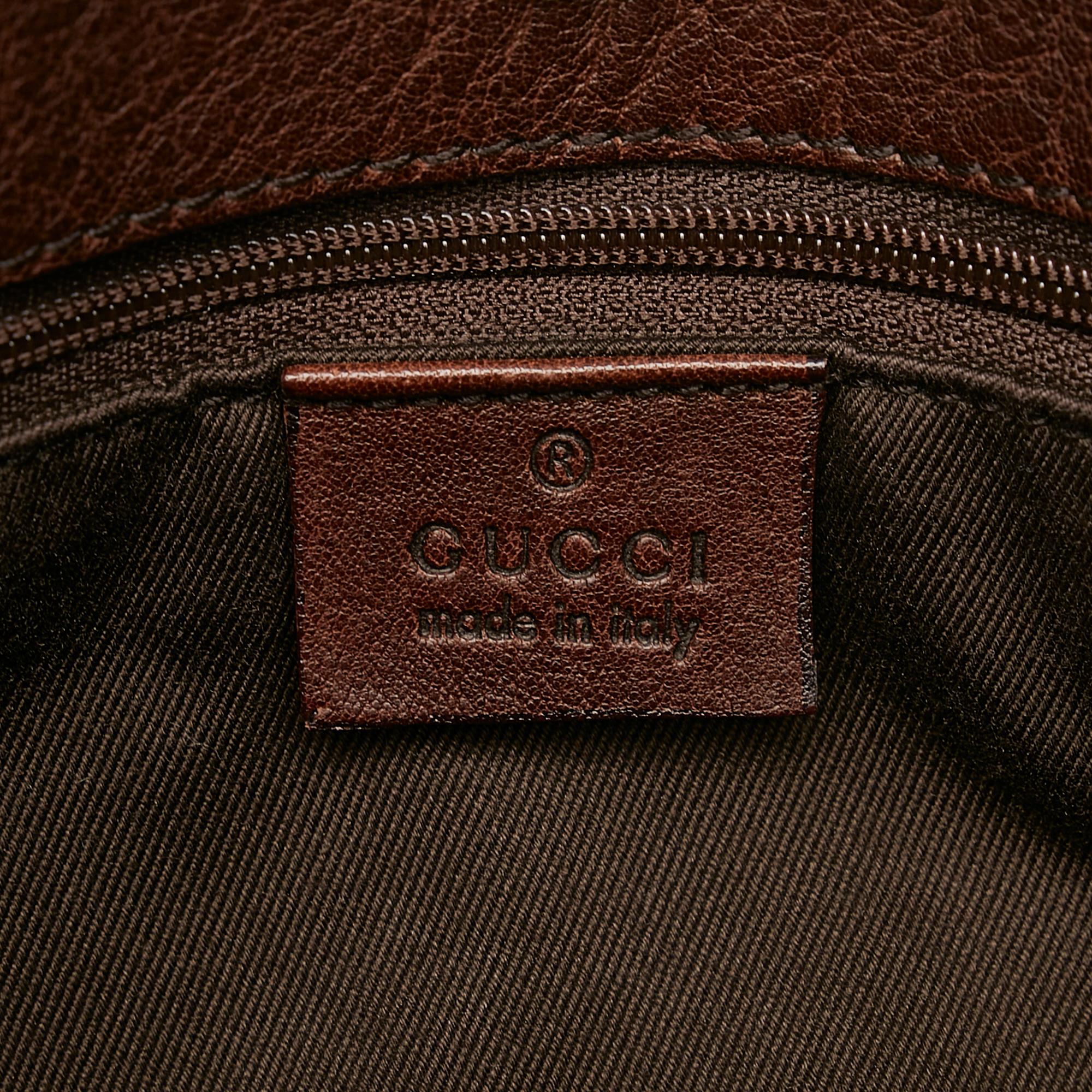 Gucci GG Canvas Horsebit Shoulder Bag (SHG-29071)