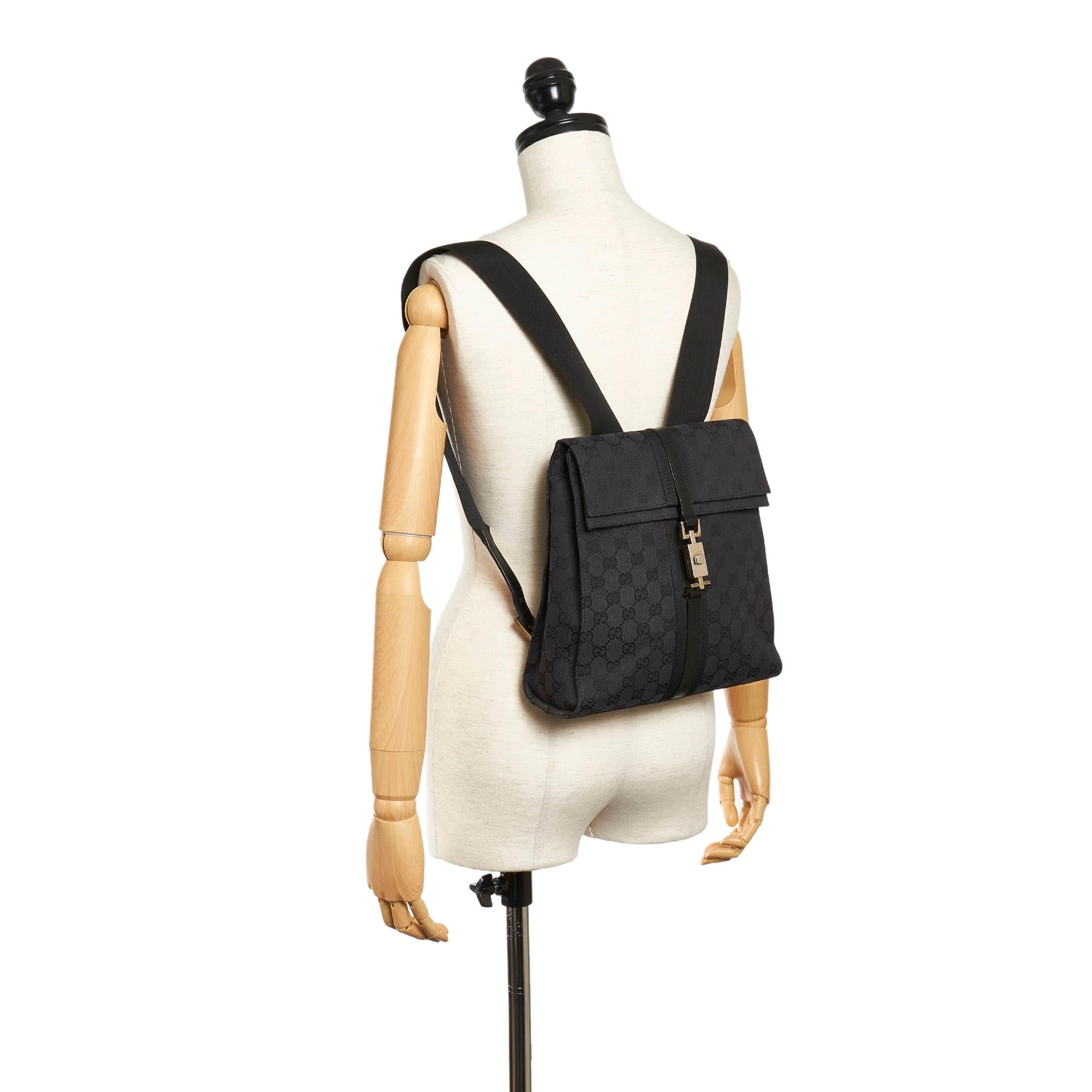 Gucci GG Canvas Jackie Backpack (SHG-32330)