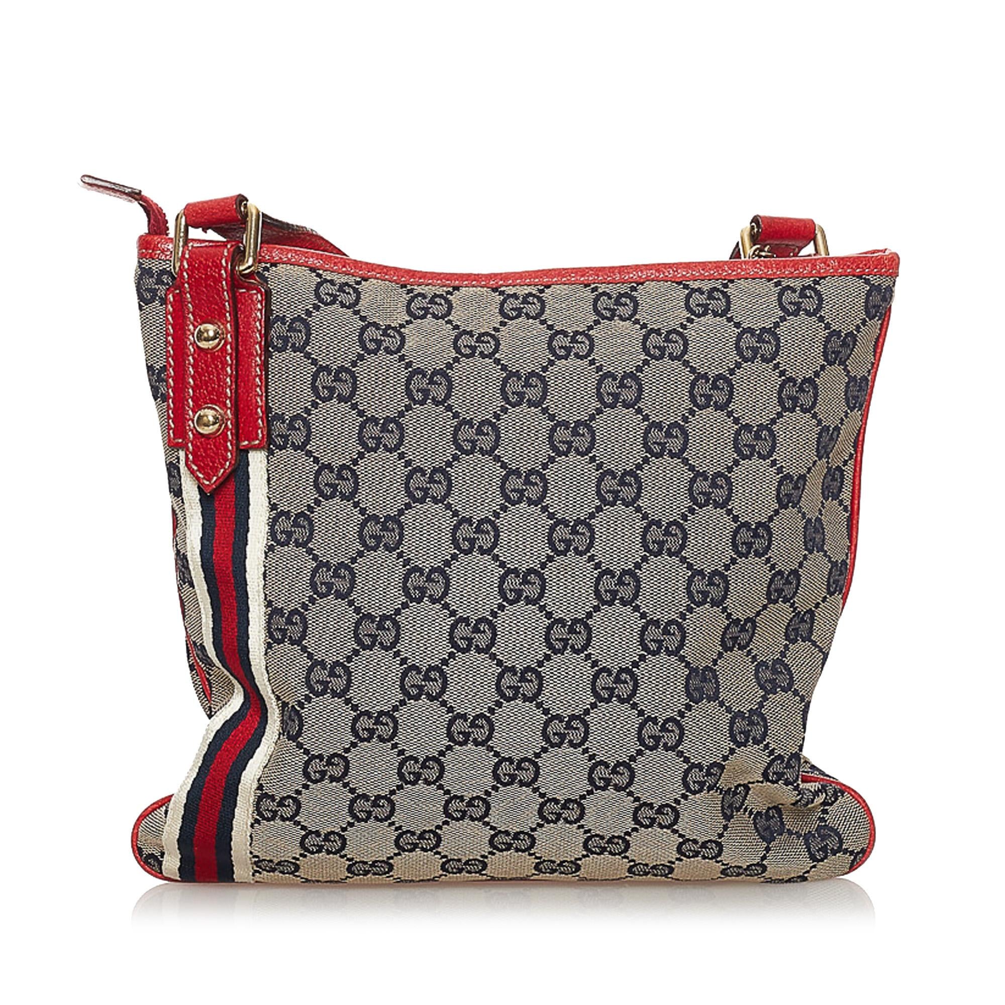 Gucci GG Canvas Jolicoeur Crossbody Bag (SHG-33379)