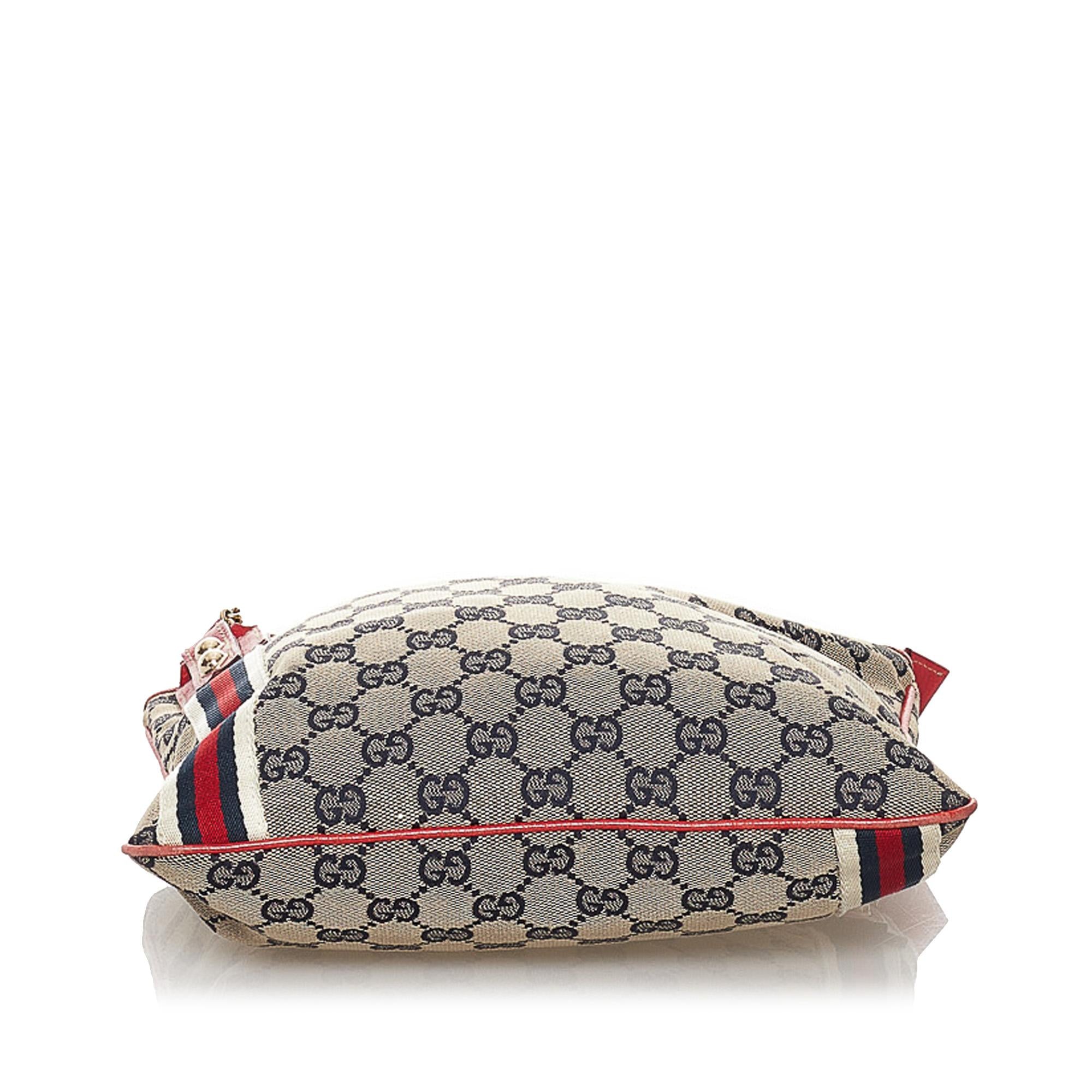 Gucci GG Canvas Jolicoeur Crossbody Bag (SHG-33379)