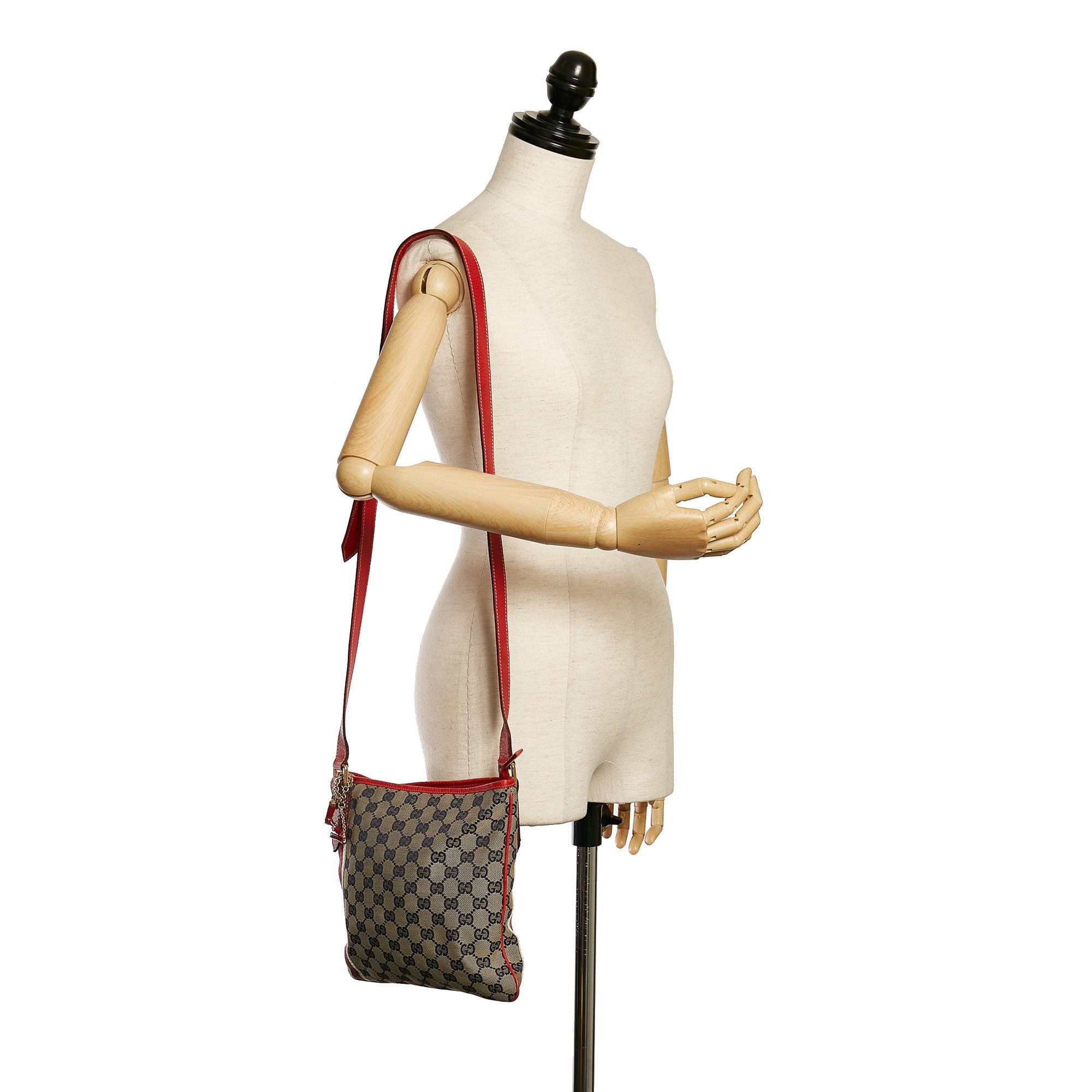 Gucci GG Canvas Jolicoeur Crossbody Bag (SHG-33379)