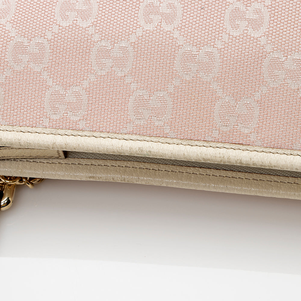 Gucci GG Canvas Jolicoeur Messenger Bag (SHF-20707)