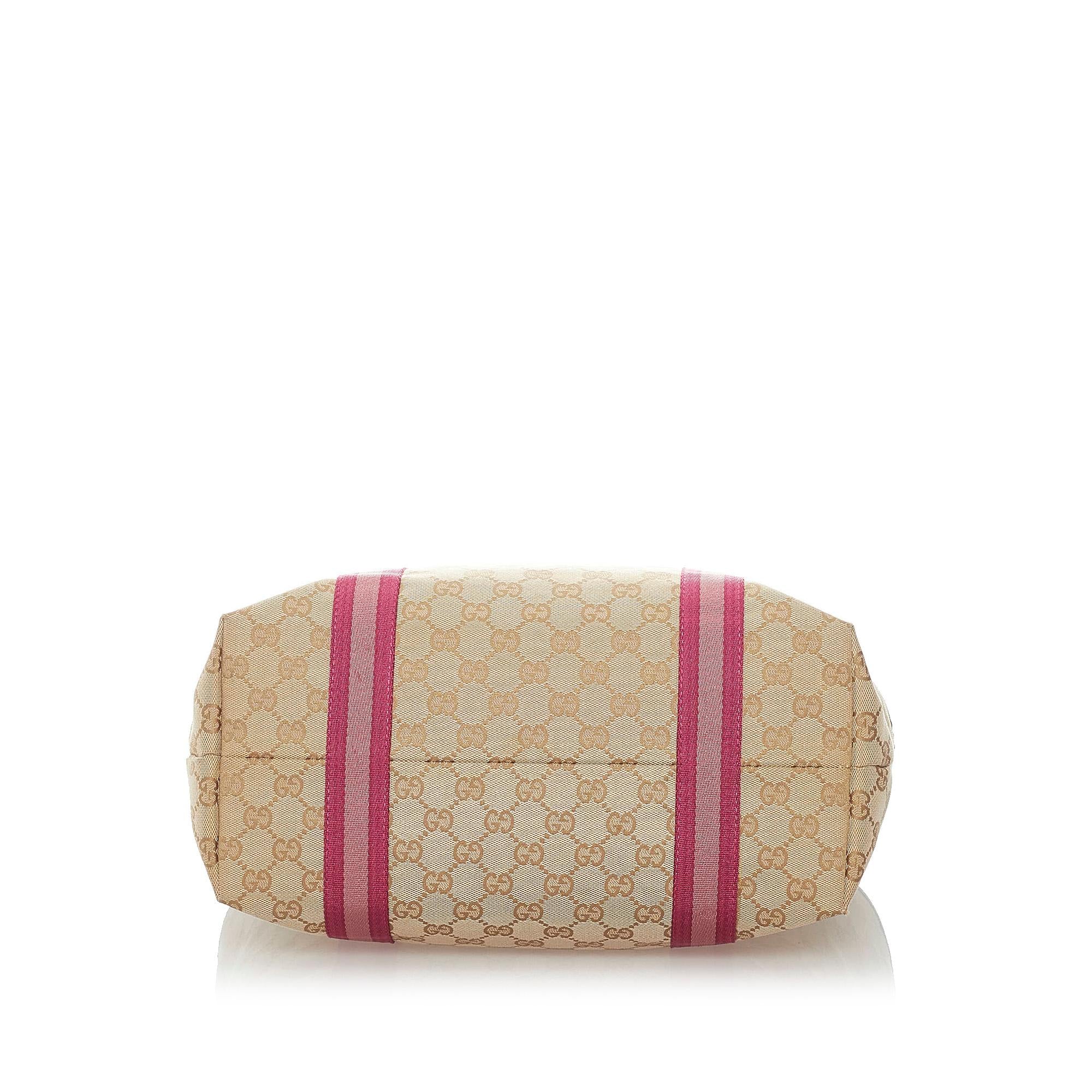 Gucci GG Canvas Jolicoeur Tote Bag (SHG-32059)