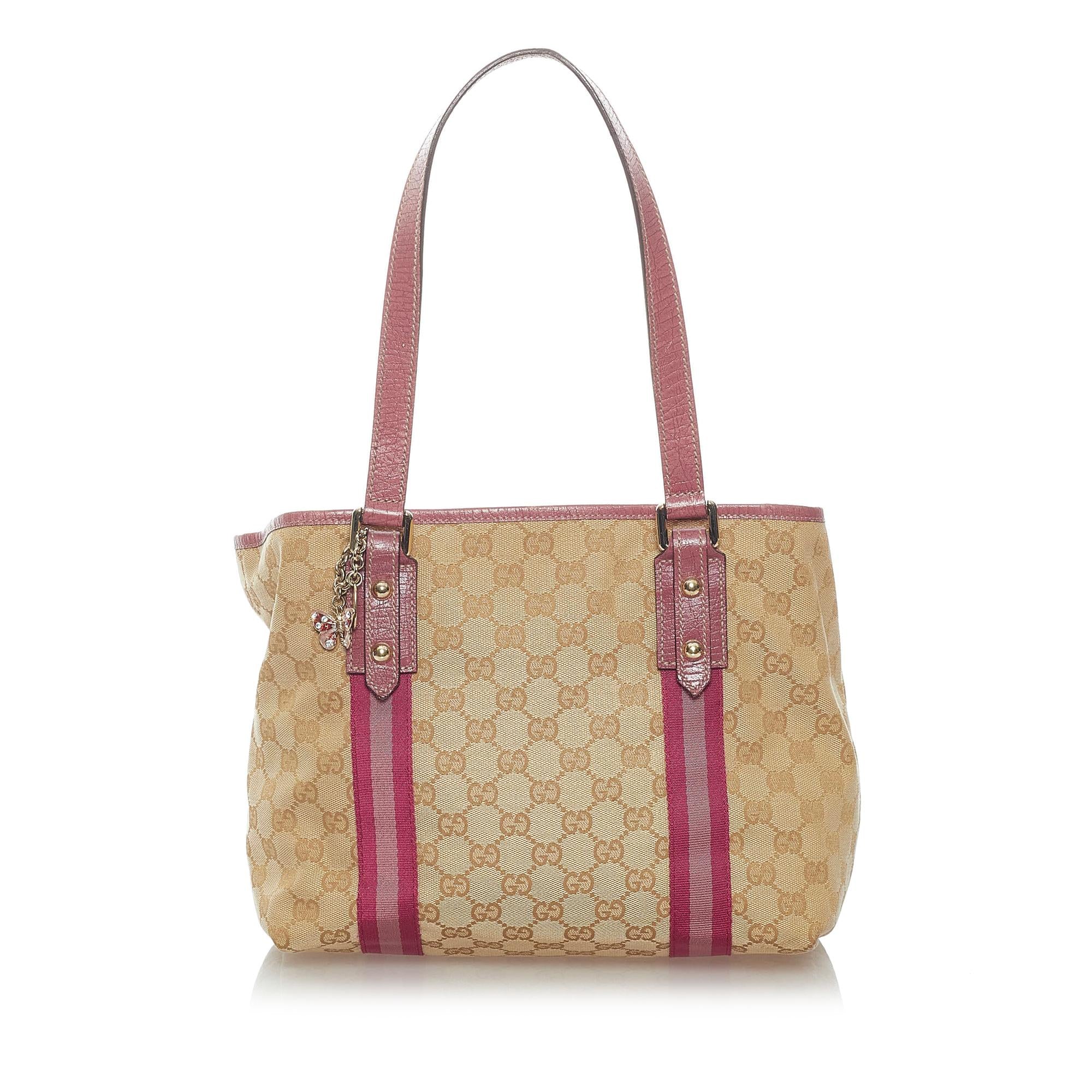 Gucci GG Canvas Jolicoeur Tote Bag (SHG-32320)