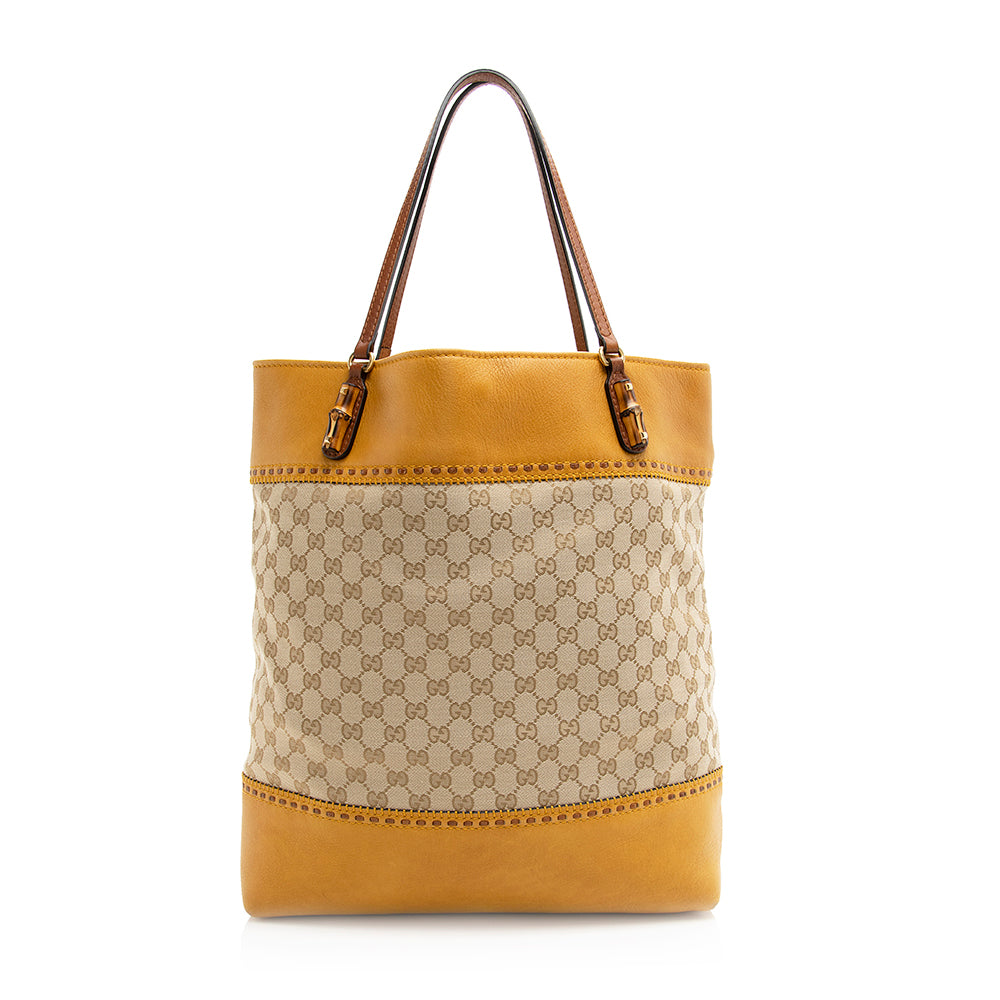 Gucci GG Canvas Laidback Crafty Tote (SHF-20227)