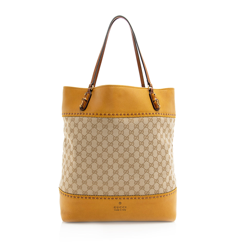 Gucci GG Canvas Laidback Crafty Tote (SHF-20227)