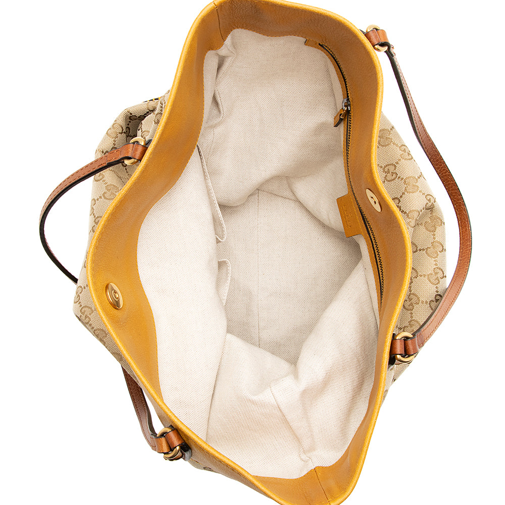 Gucci GG Canvas Laidback Crafty Tote (SHF-20227)