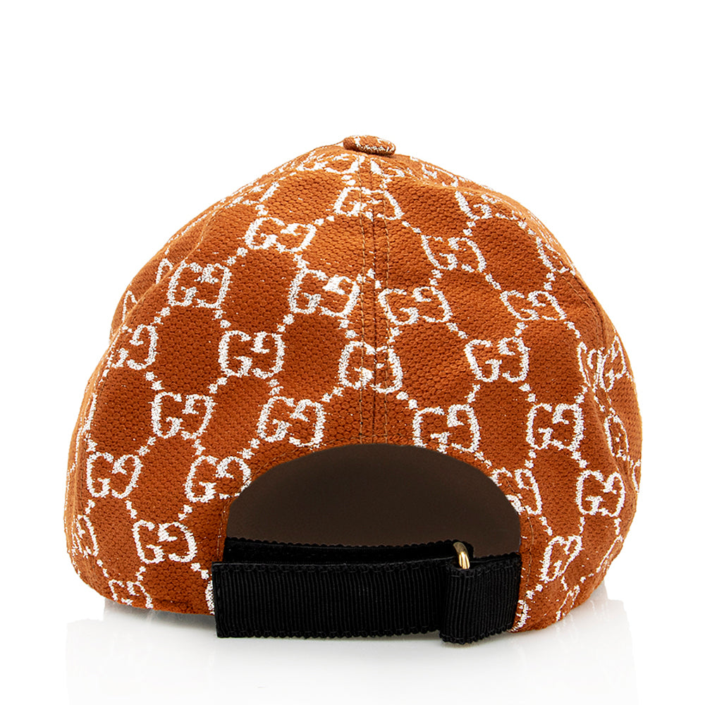 Gucci GG Canvas Lame Baseball Hat - Size XL (SHF-19082)