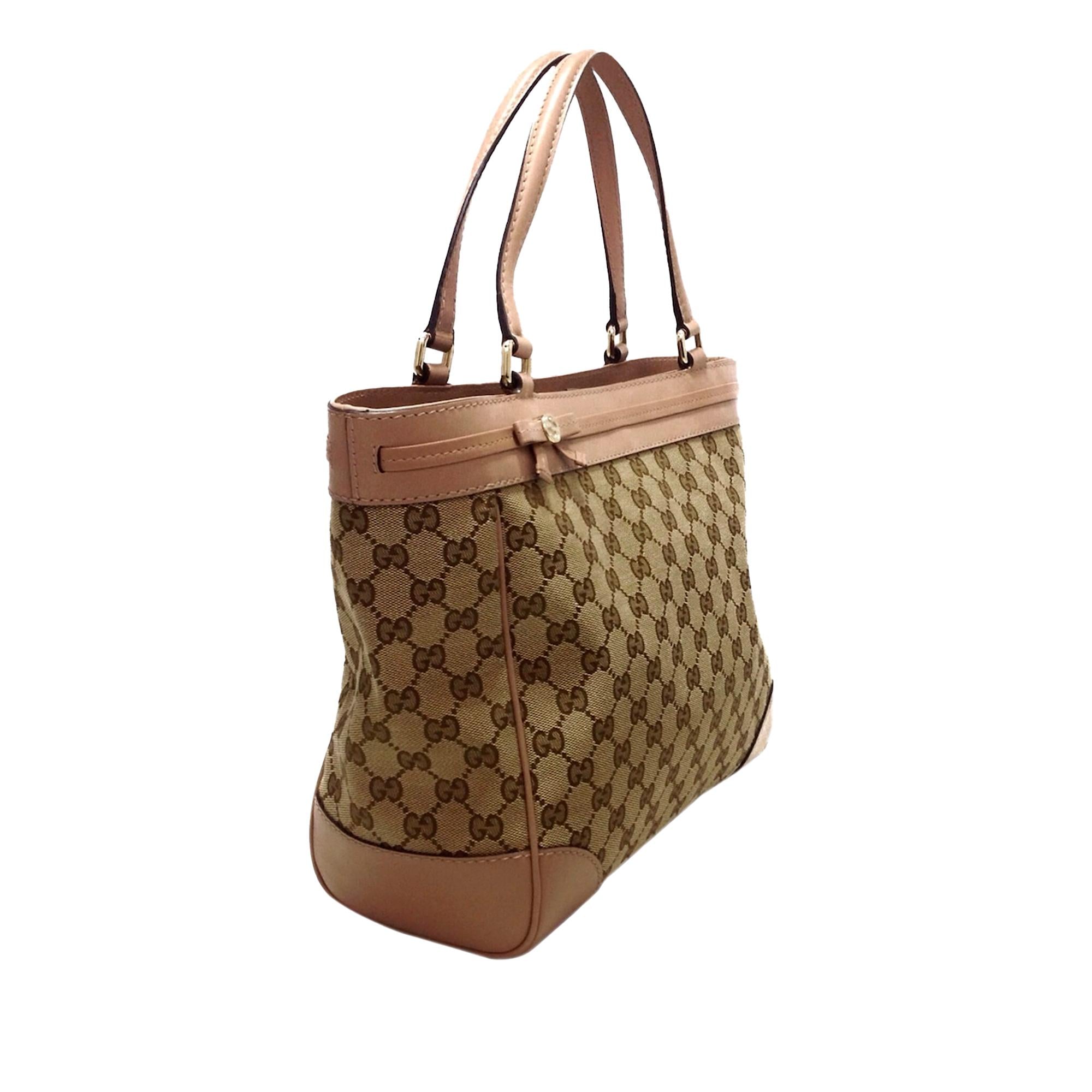 Gucci GG Canvas Mayfair Tote Bag (SHG-32071)