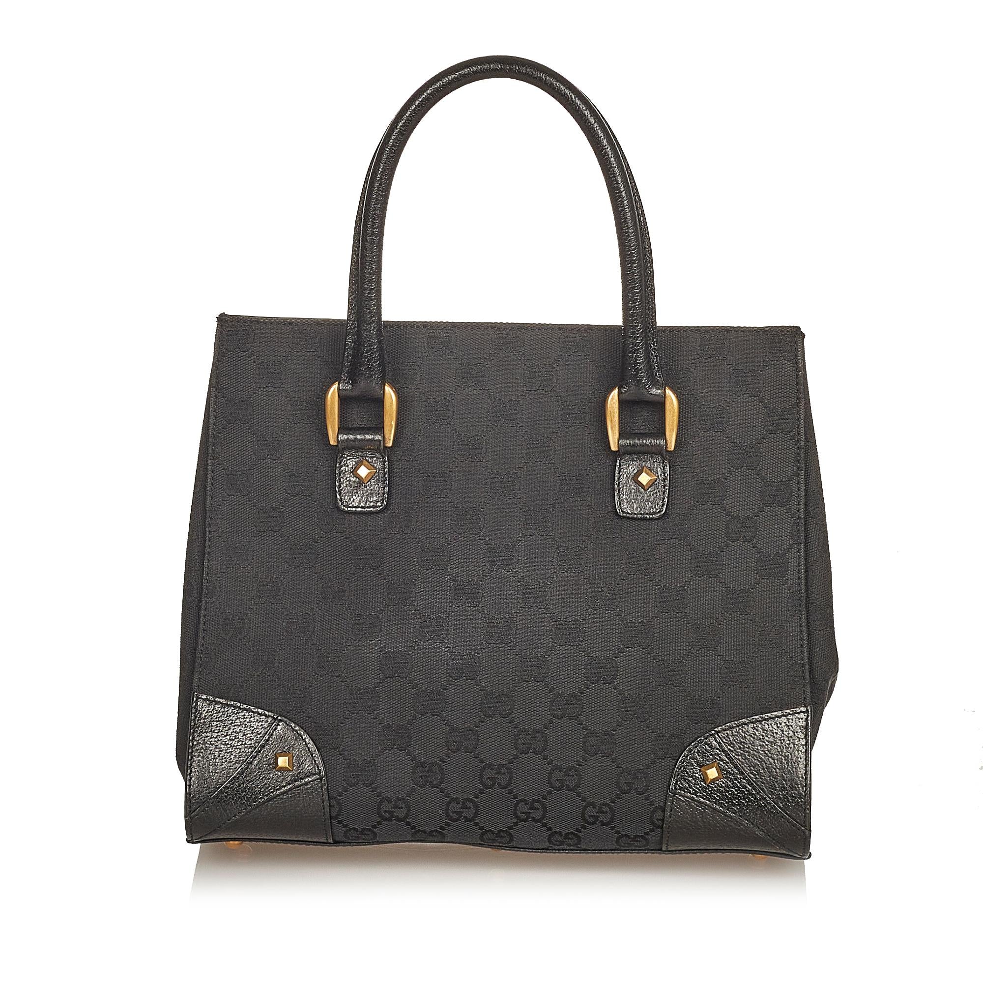 Gucci GG Canvas Nailhead Handbag (SHG-25921)