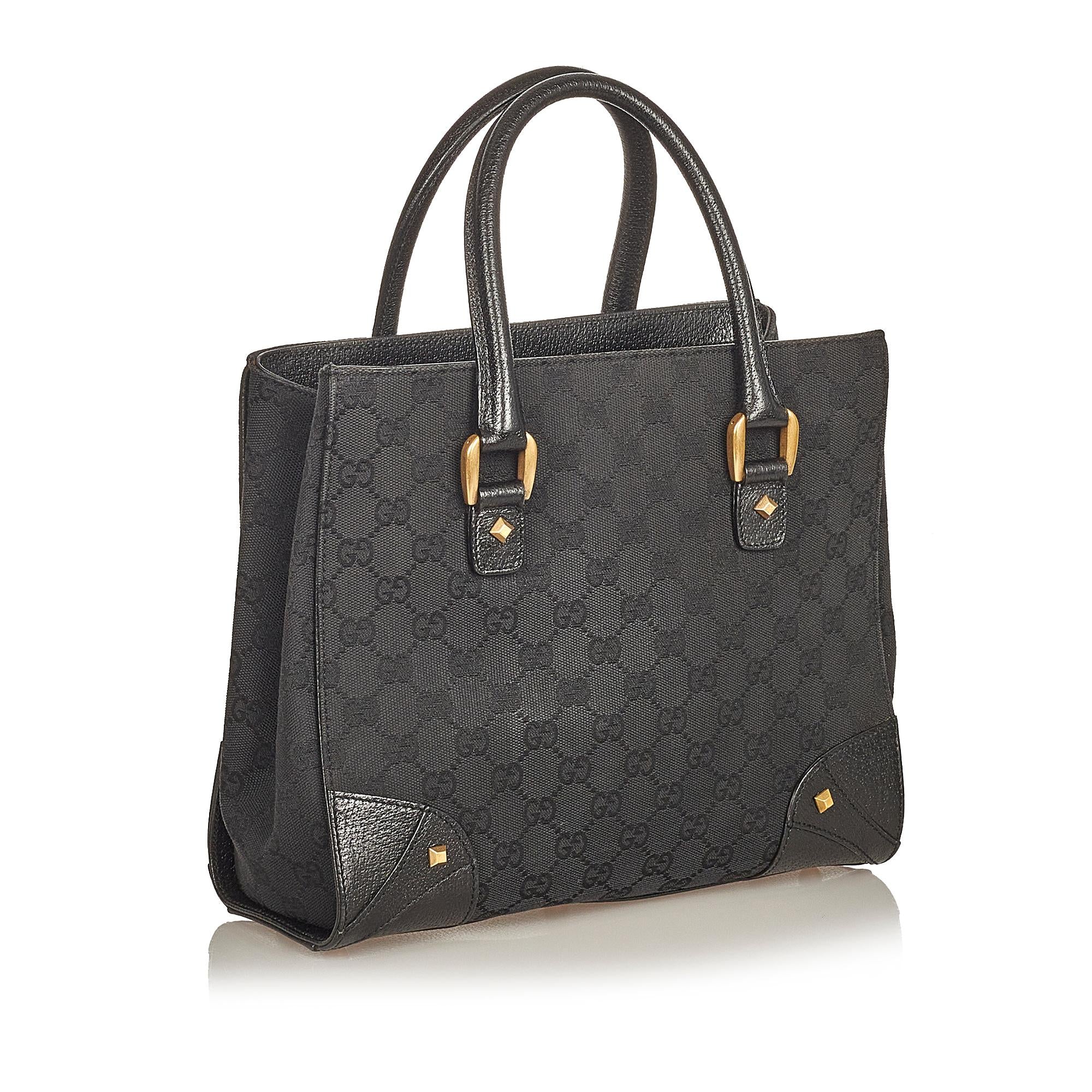 Gucci GG Canvas Nailhead Handbag (SHG-25921)