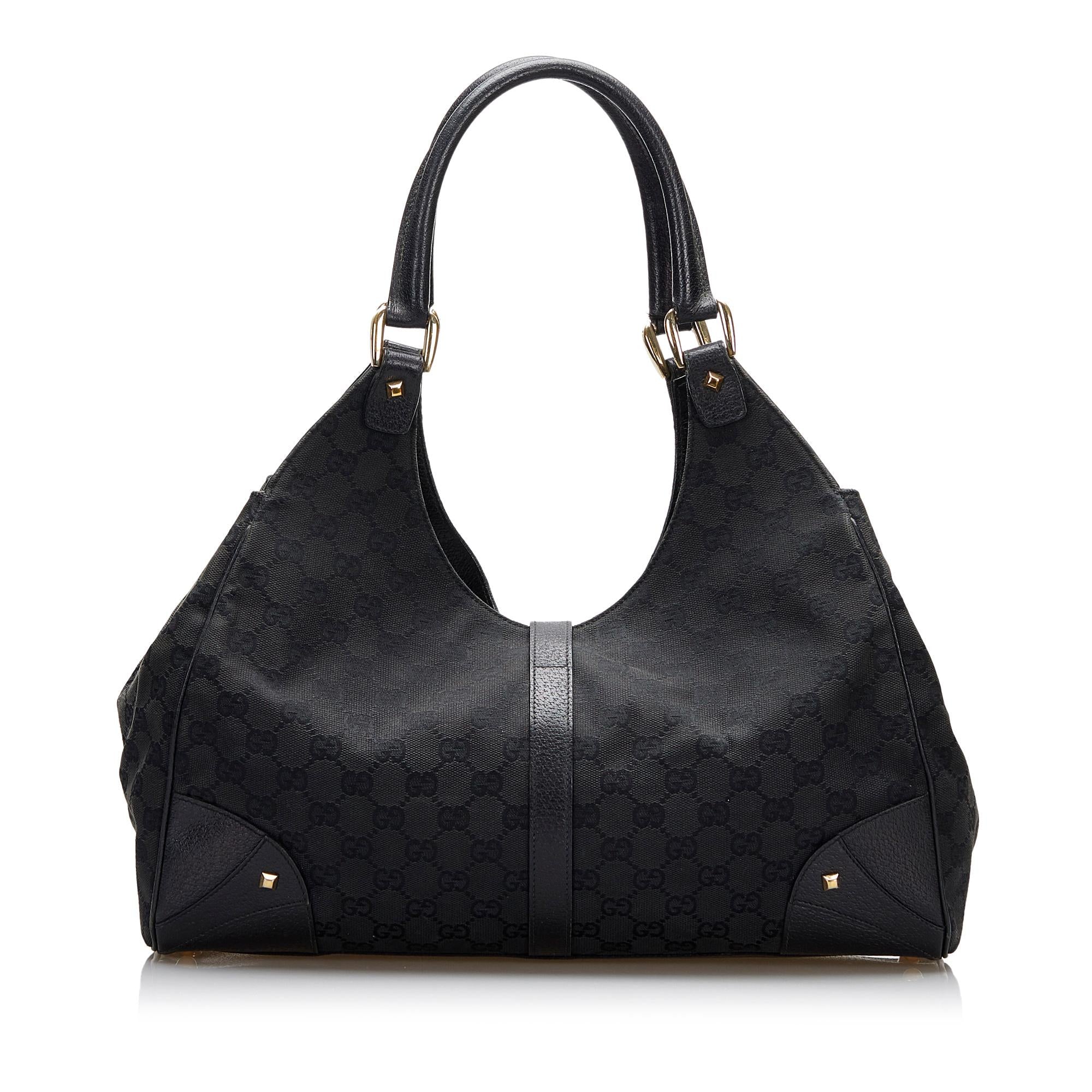 Gucci GG Canvas Nailhead Jackie (SHG-YZOZQj)