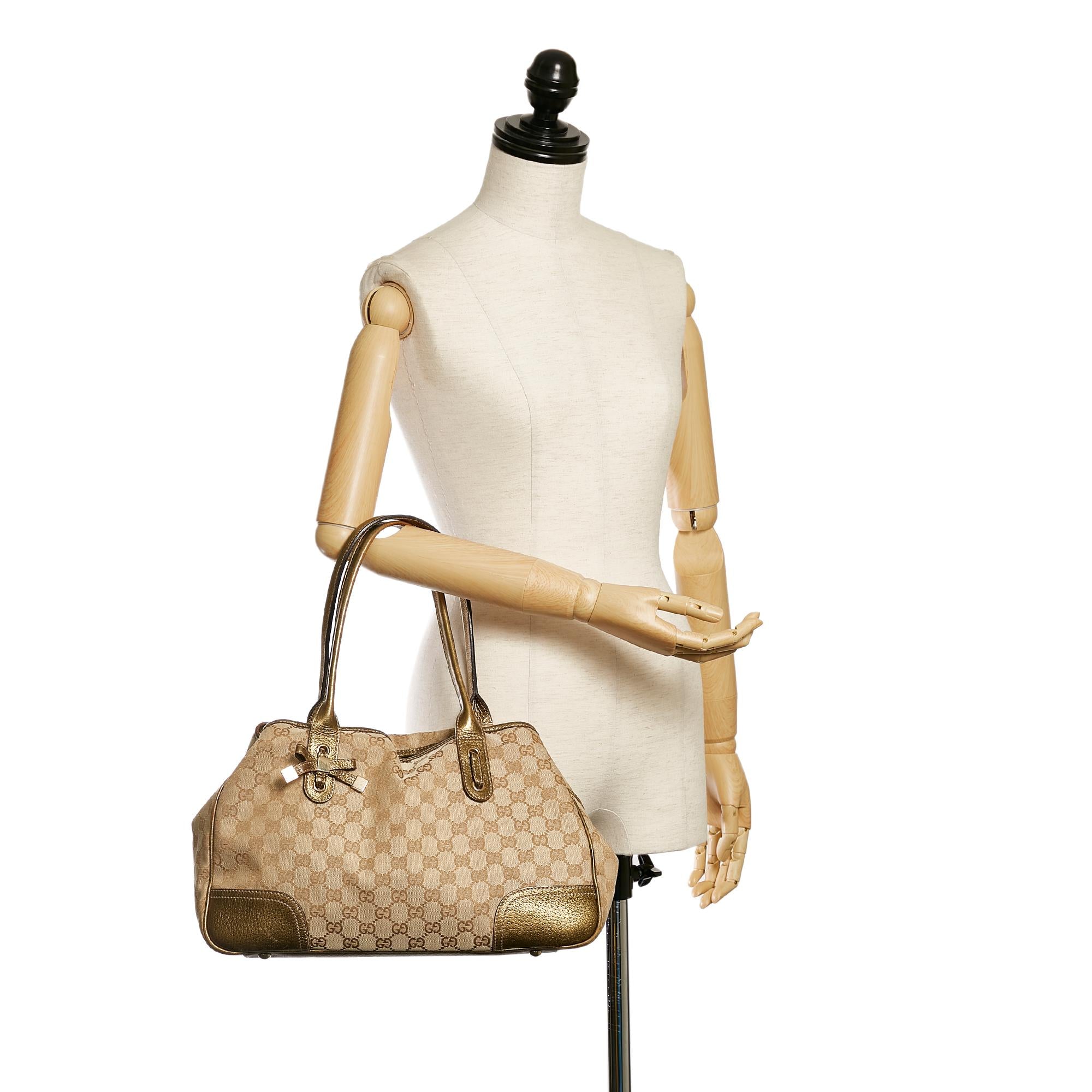 Gucci GG Canvas Princy Tote Bag (SHG-32534)