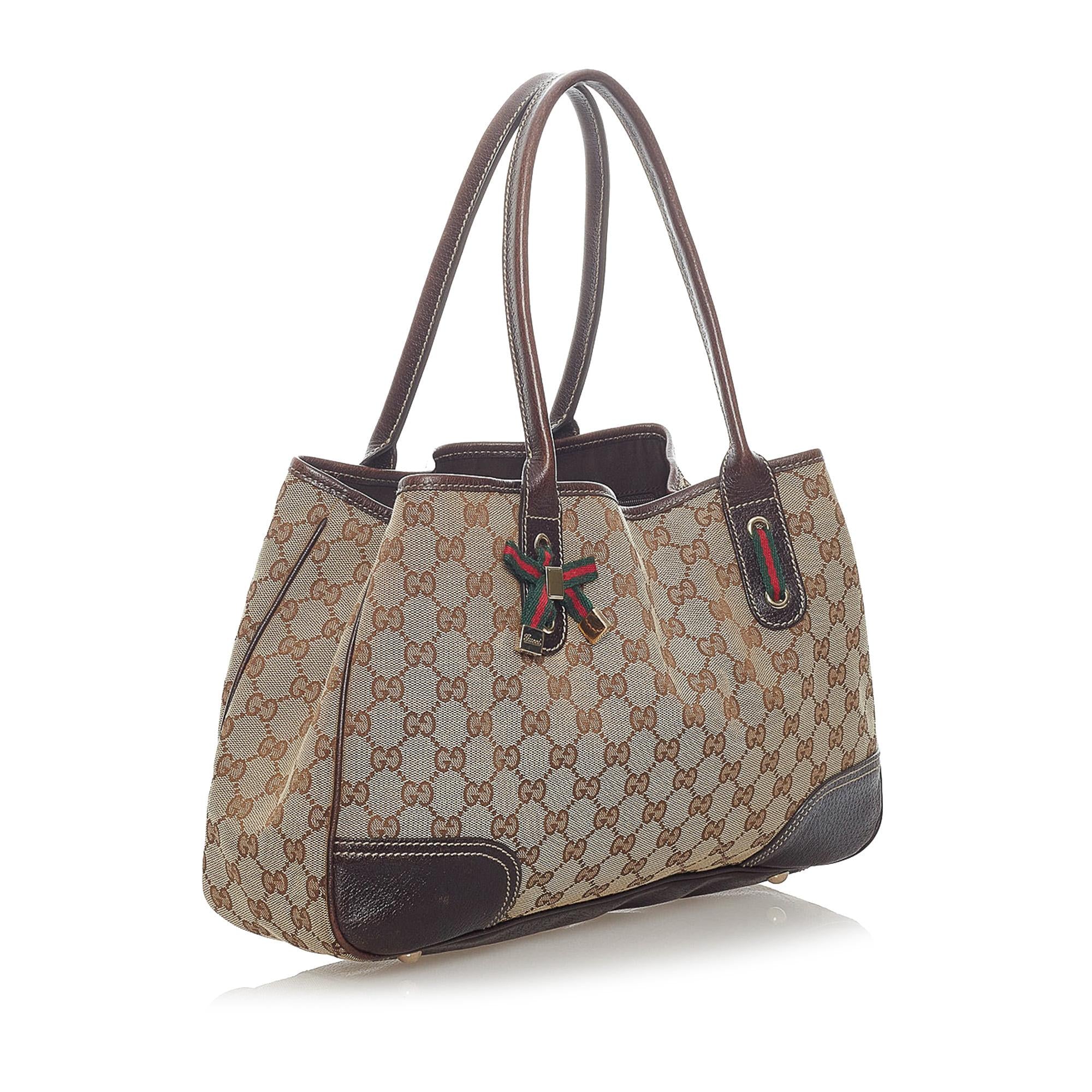 Gucci GG Canvas Princy Tote Bag (SHG-34742)