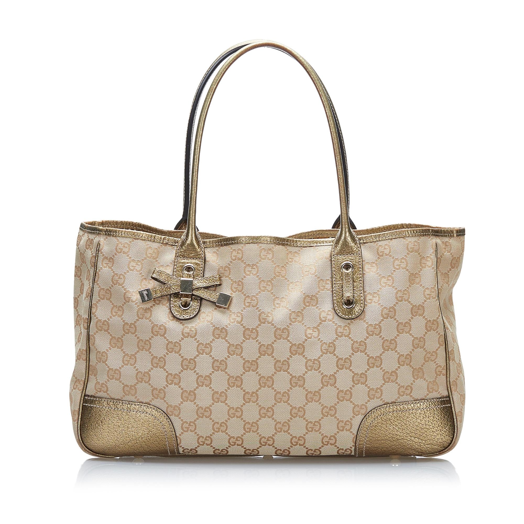 Gucci GG Canvas Princy Tote (SHG-37188)