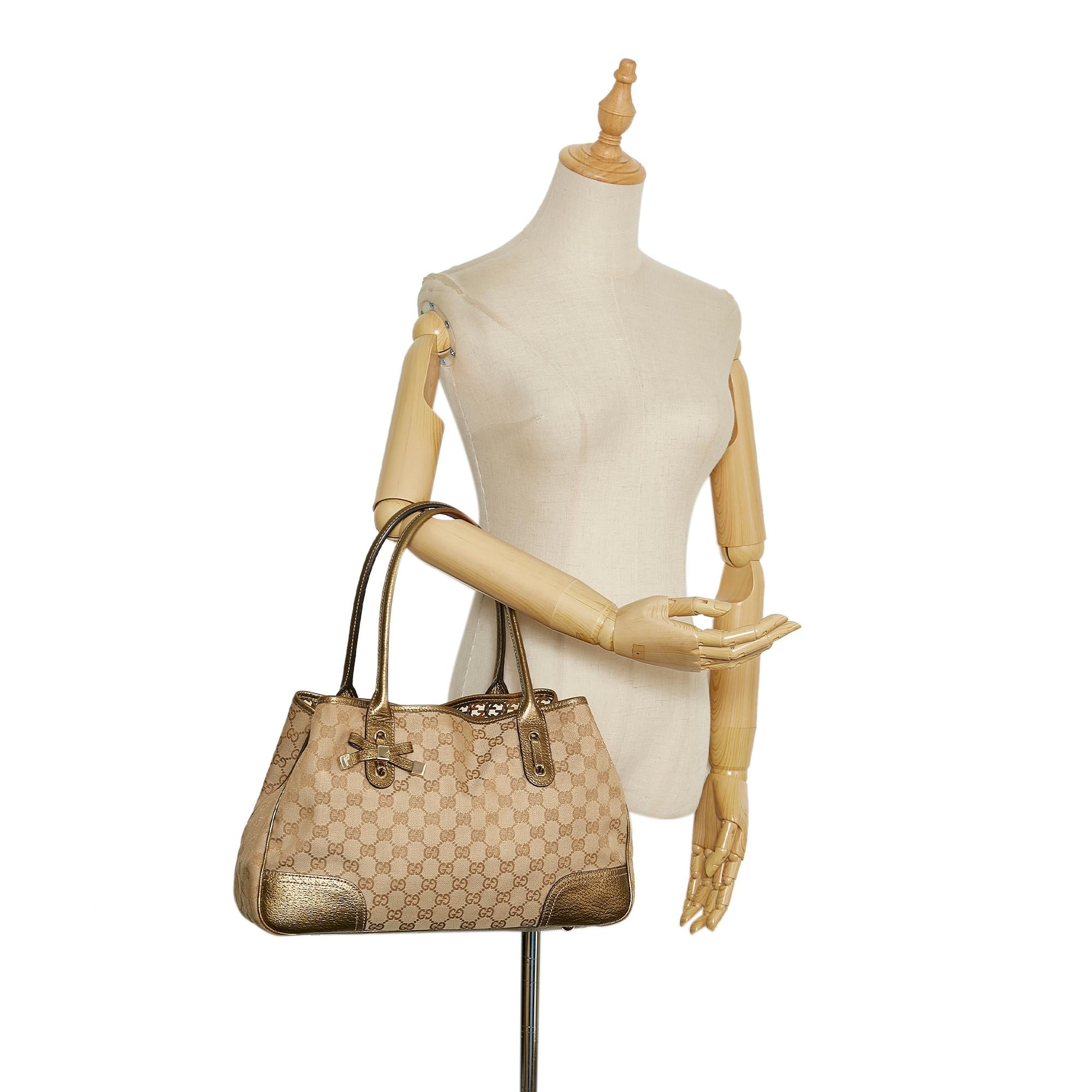 Gucci GG Canvas Princy Tote (SHG-37188)