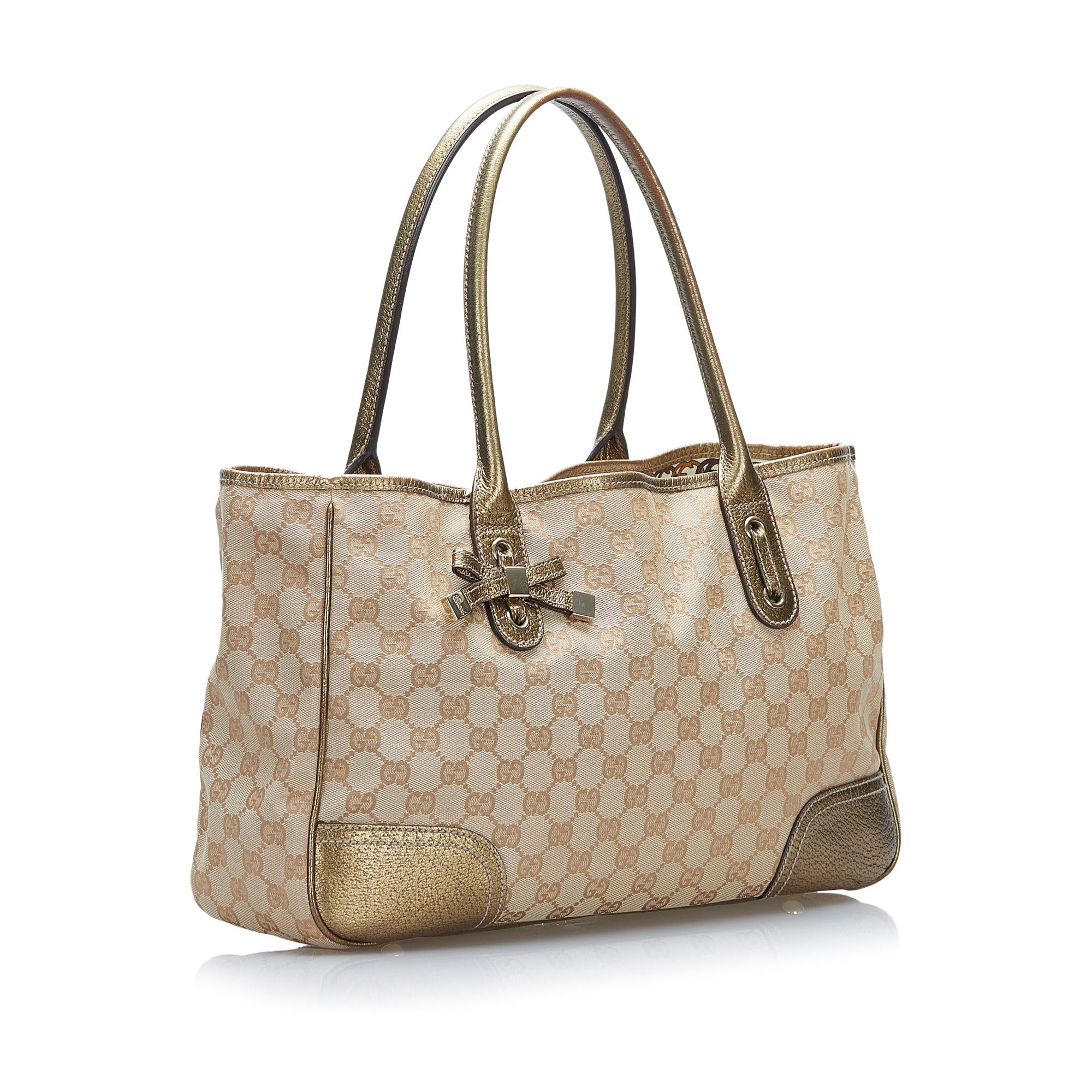 Gucci GG Canvas Princy Tote (SHG-37188)