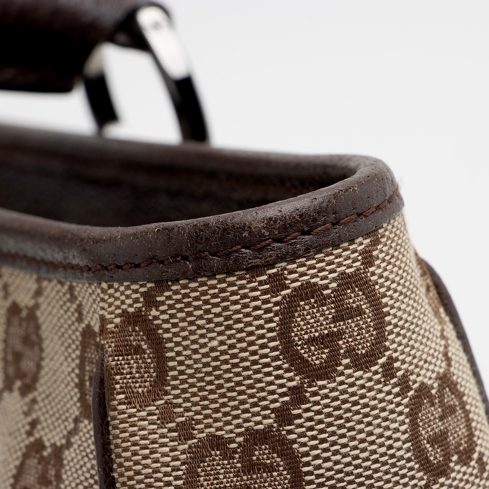 Gucci GG Canvas Ring Medium Zip Tote (SHF-22955)