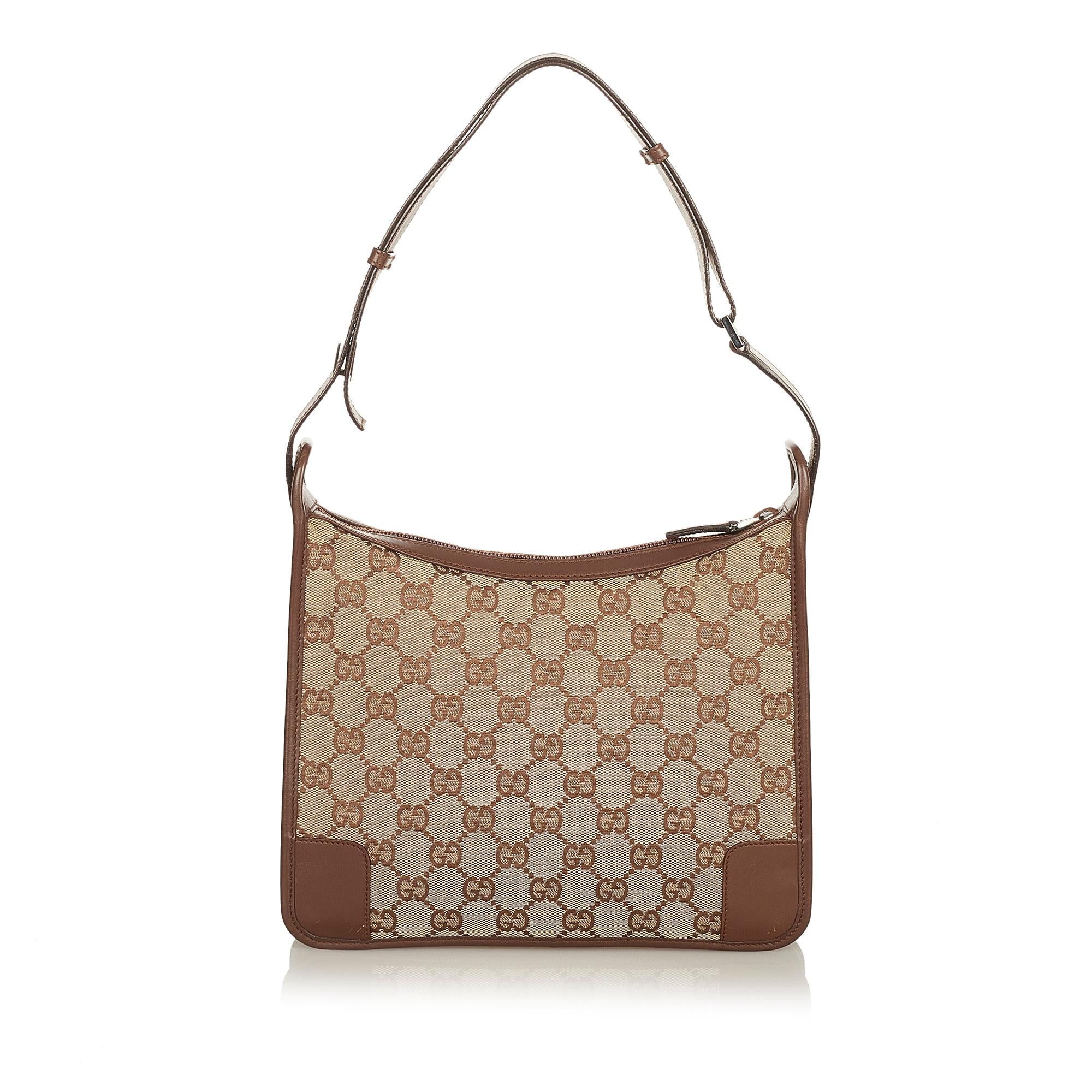 Gucci GG Canvas Shoulder Bag (SHG-26648)