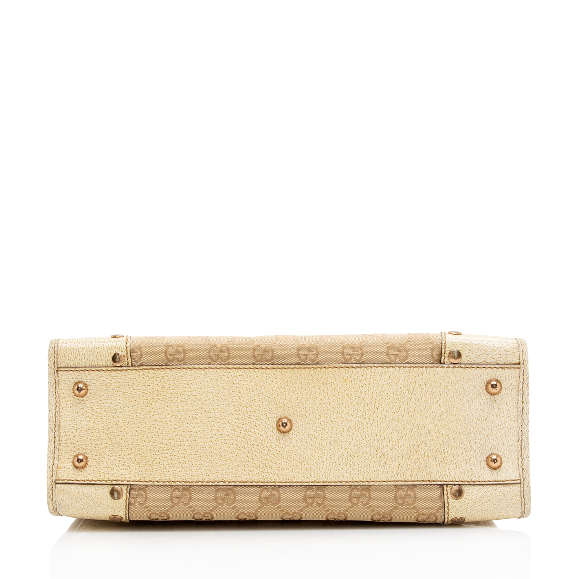 Gucci GG Canvas Studded Tote (SHF-22871)