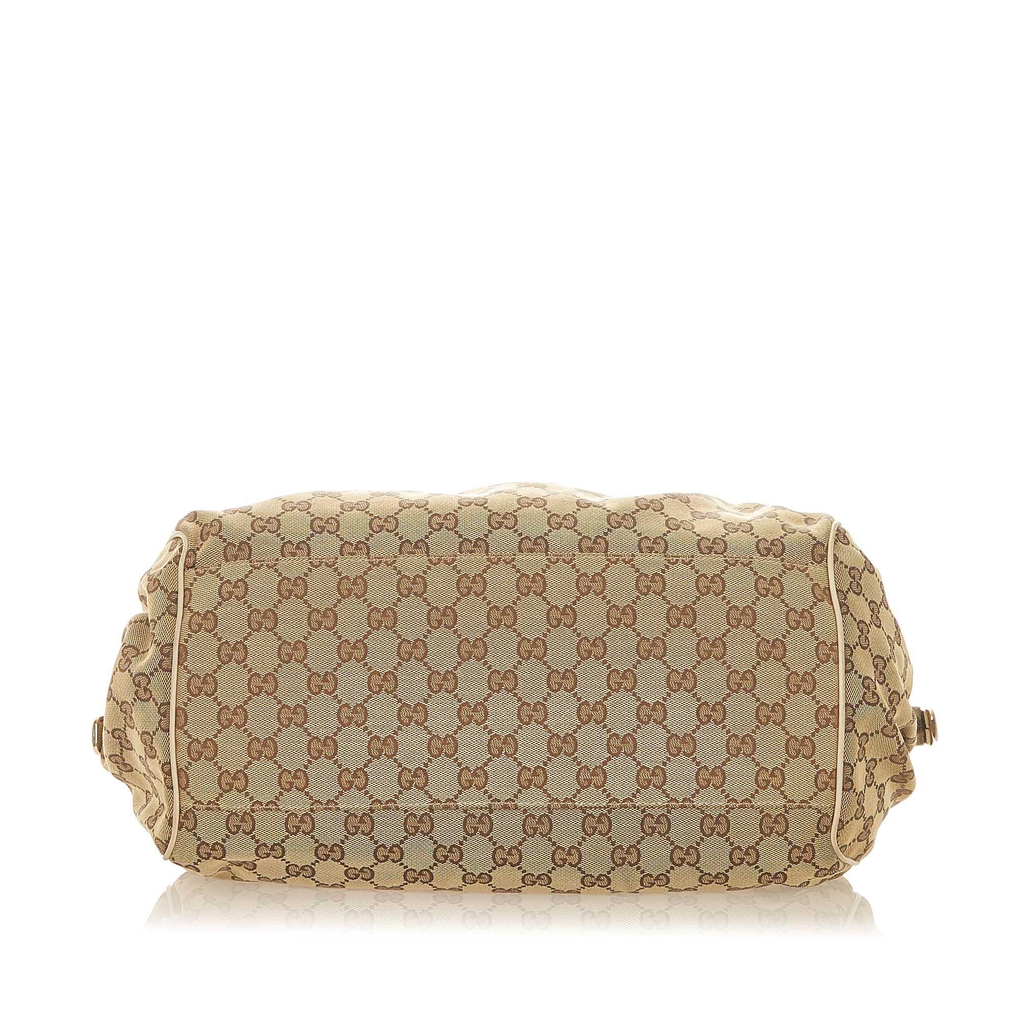 Gucci GG Canvas Sukey Tote Bag (SHG-32157)