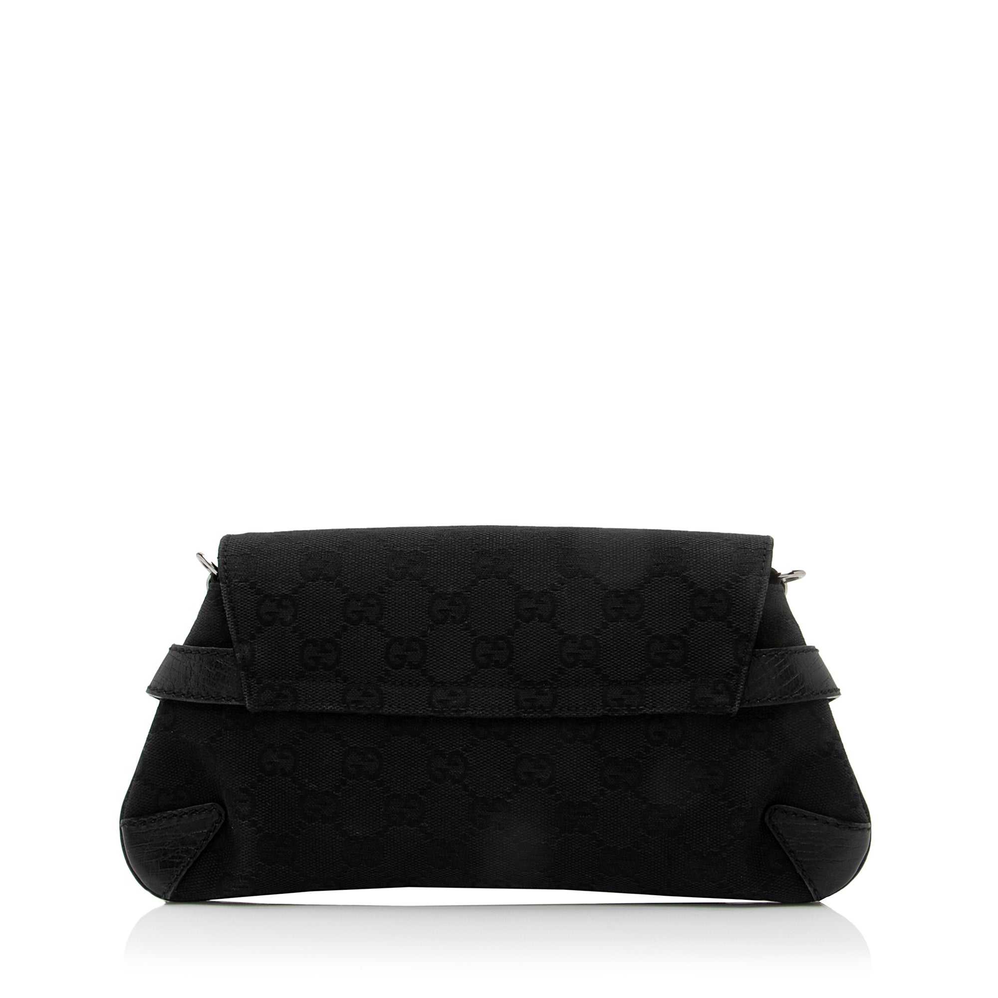 Gucci GG Canvas Tom Ford Horsebit Clutch (SHF-23391)