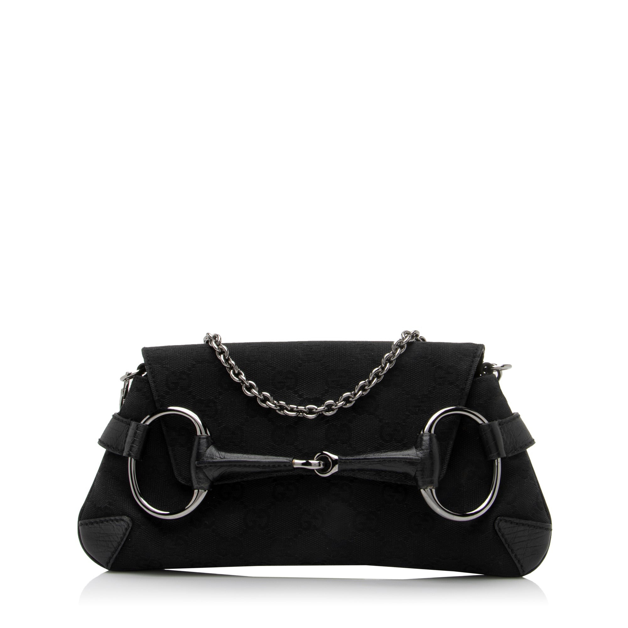 Gucci GG Canvas Tom Ford Horsebit Clutch (SHF-23391)