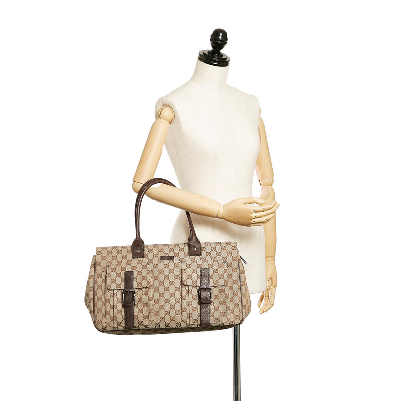 Gucci GG Canvas Tote Bag (SHG-27268)