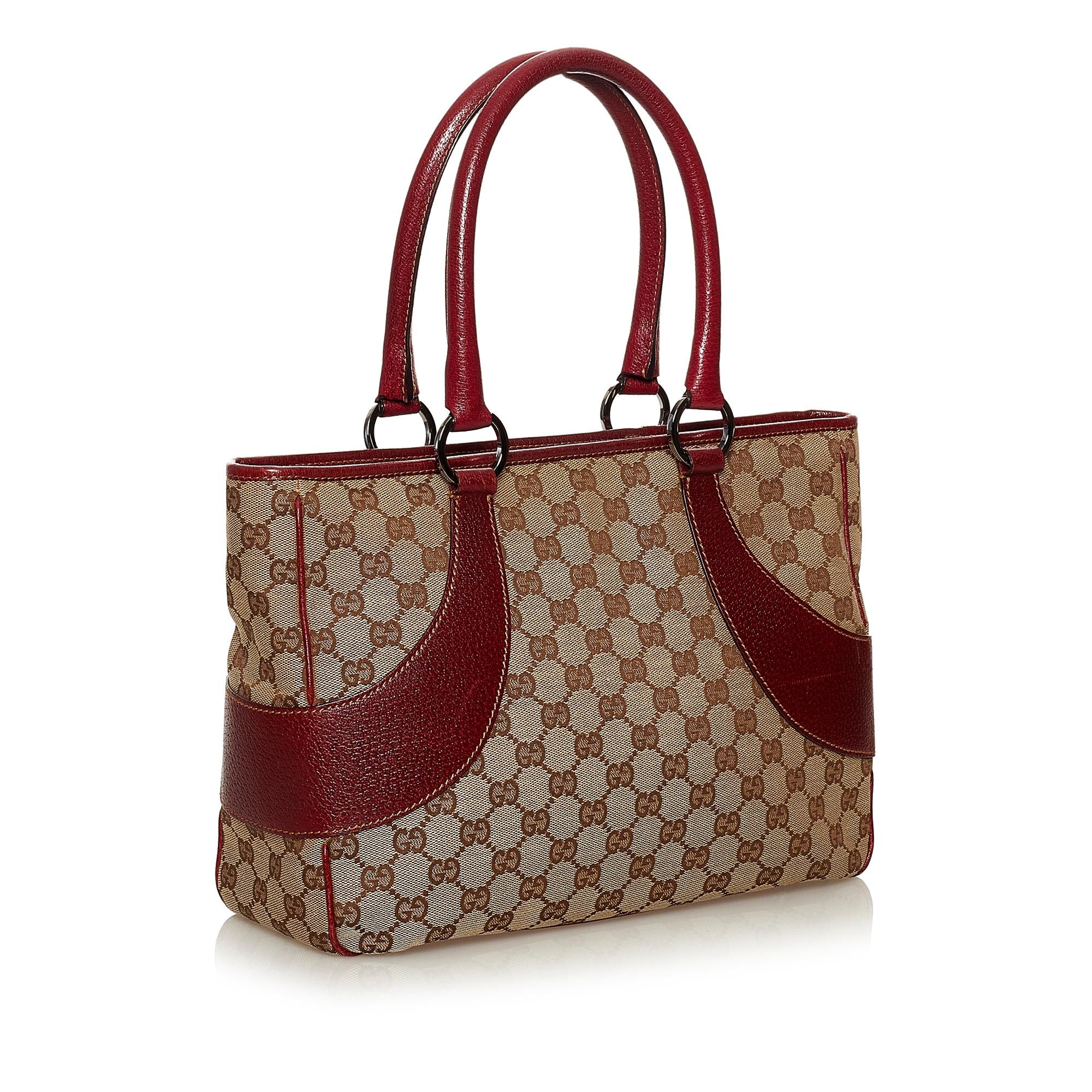 Gucci GG Canvas Tote Bag (SHG-29632)