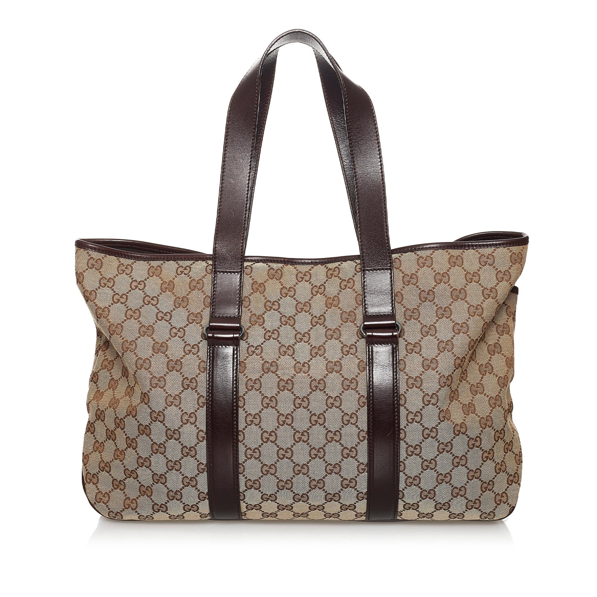 Gucci GG Canvas Tote Bag (SHG-31016)