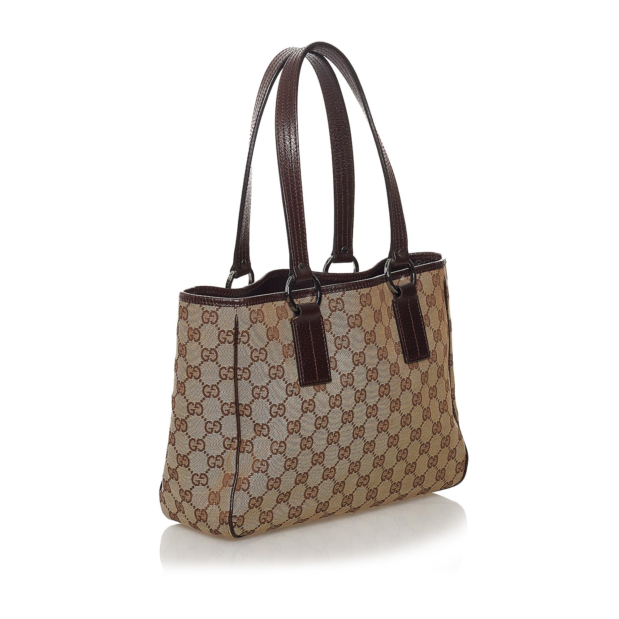 Gucci GG Canvas Tote Bag (SHG-31490)