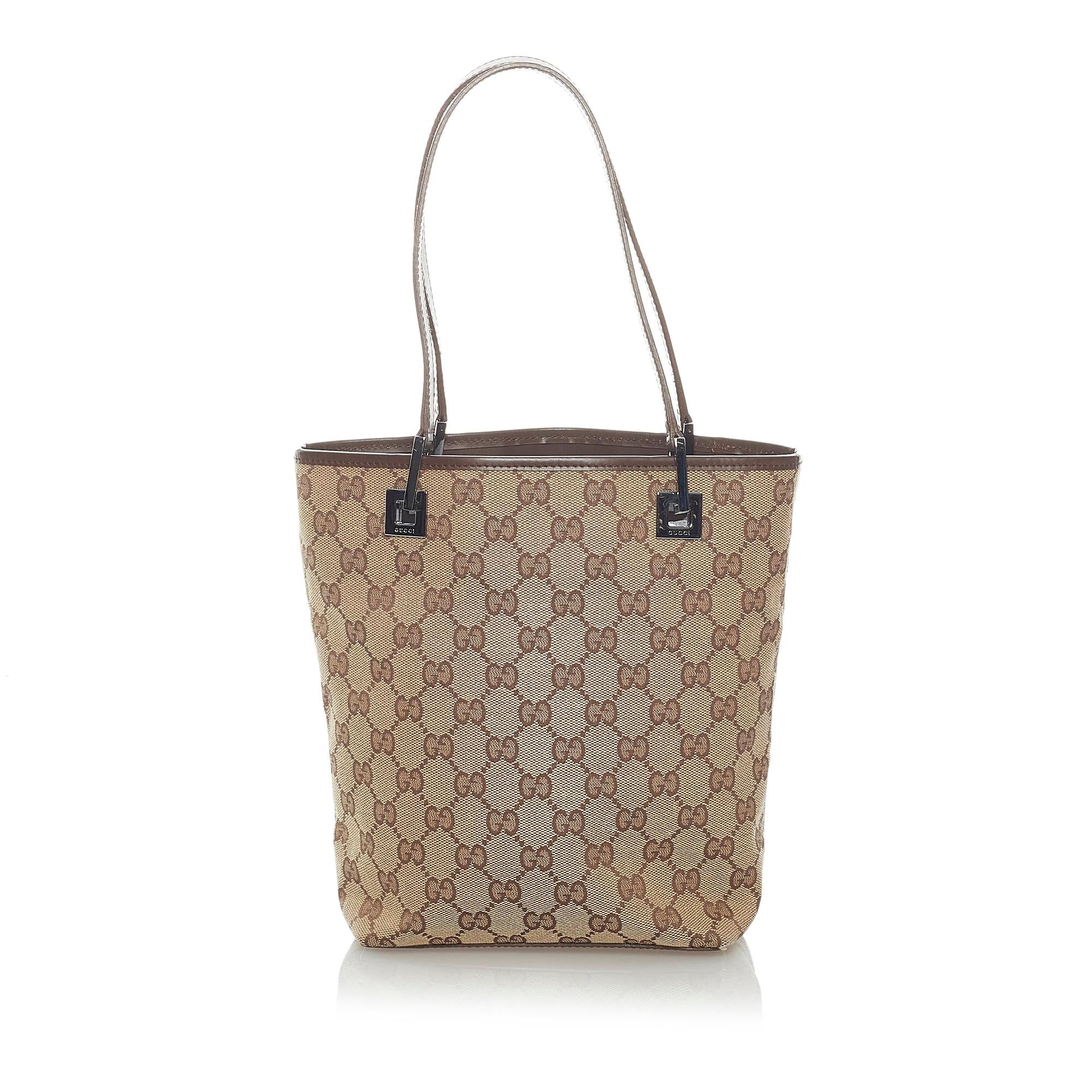 Gucci GG Canvas Tote Bag (SHG-32205)