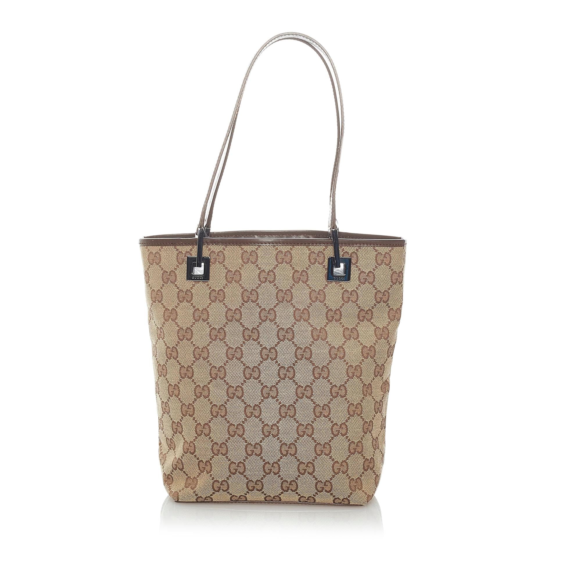 Gucci GG Canvas Tote Bag (SHG-32205)
