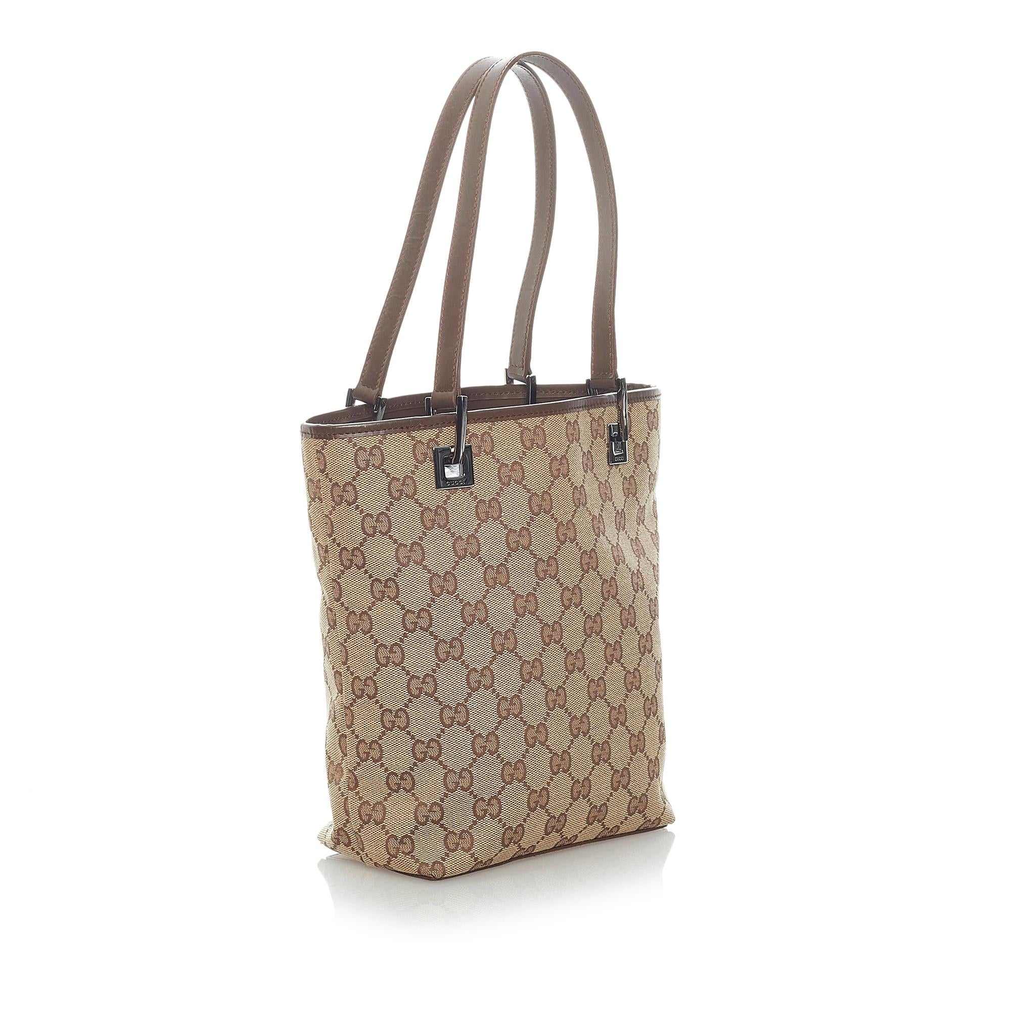 Gucci GG Canvas Tote Bag (SHG-32205)