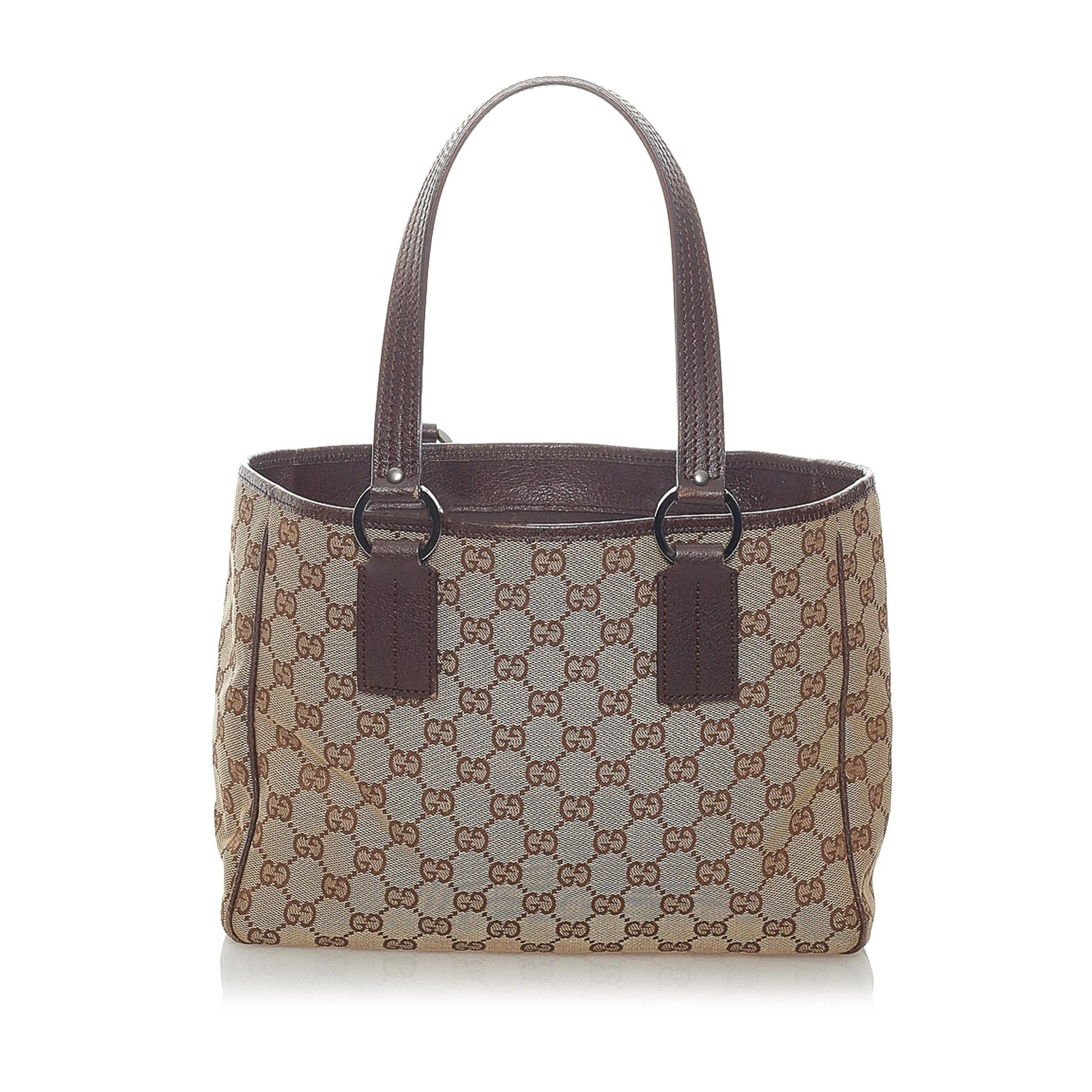 Gucci GG Canvas Tote Bag (SHG-32486)