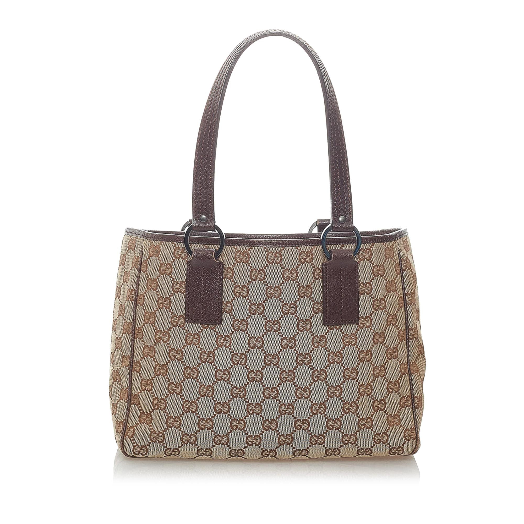 Gucci GG Canvas Tote Bag (SHG-32486)