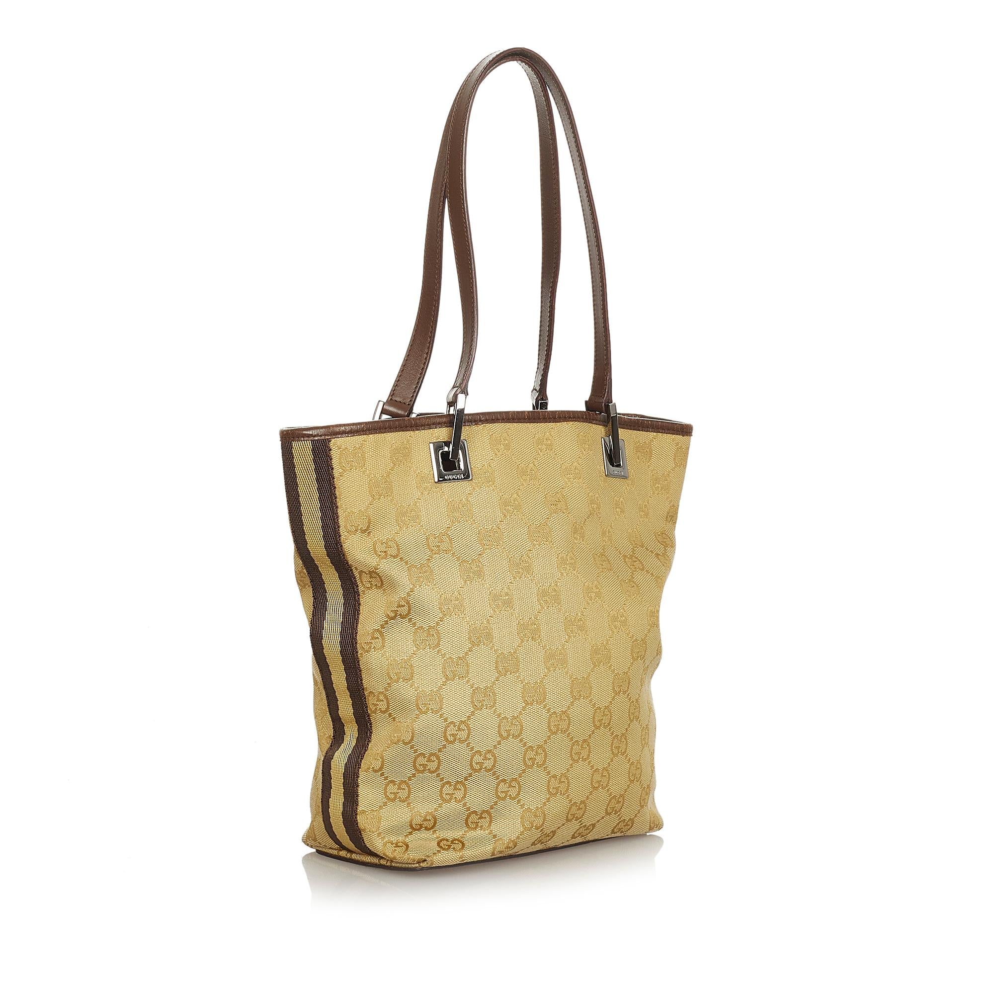 Gucci GG Canvas Tote Bag (SHG-32493)