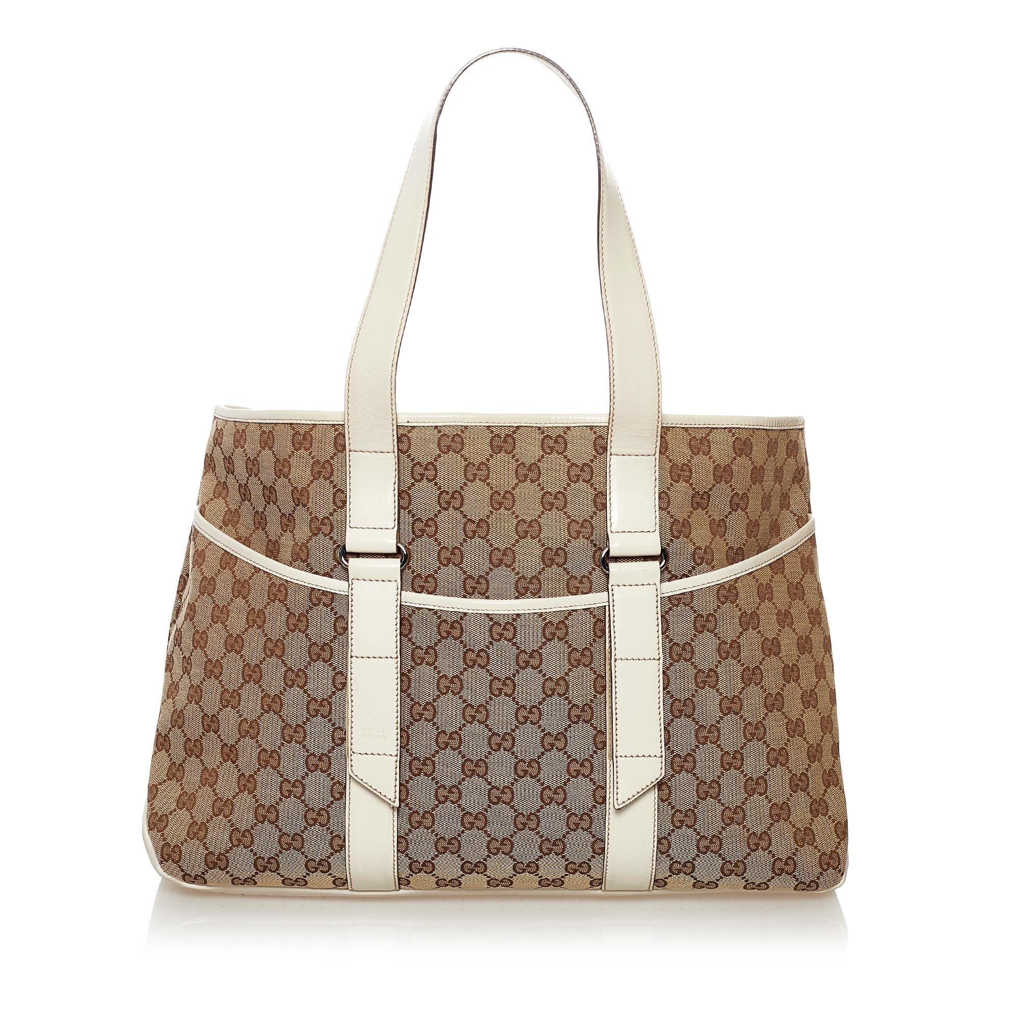Gucci GG Canvas Tote Bag (SHG-32841)