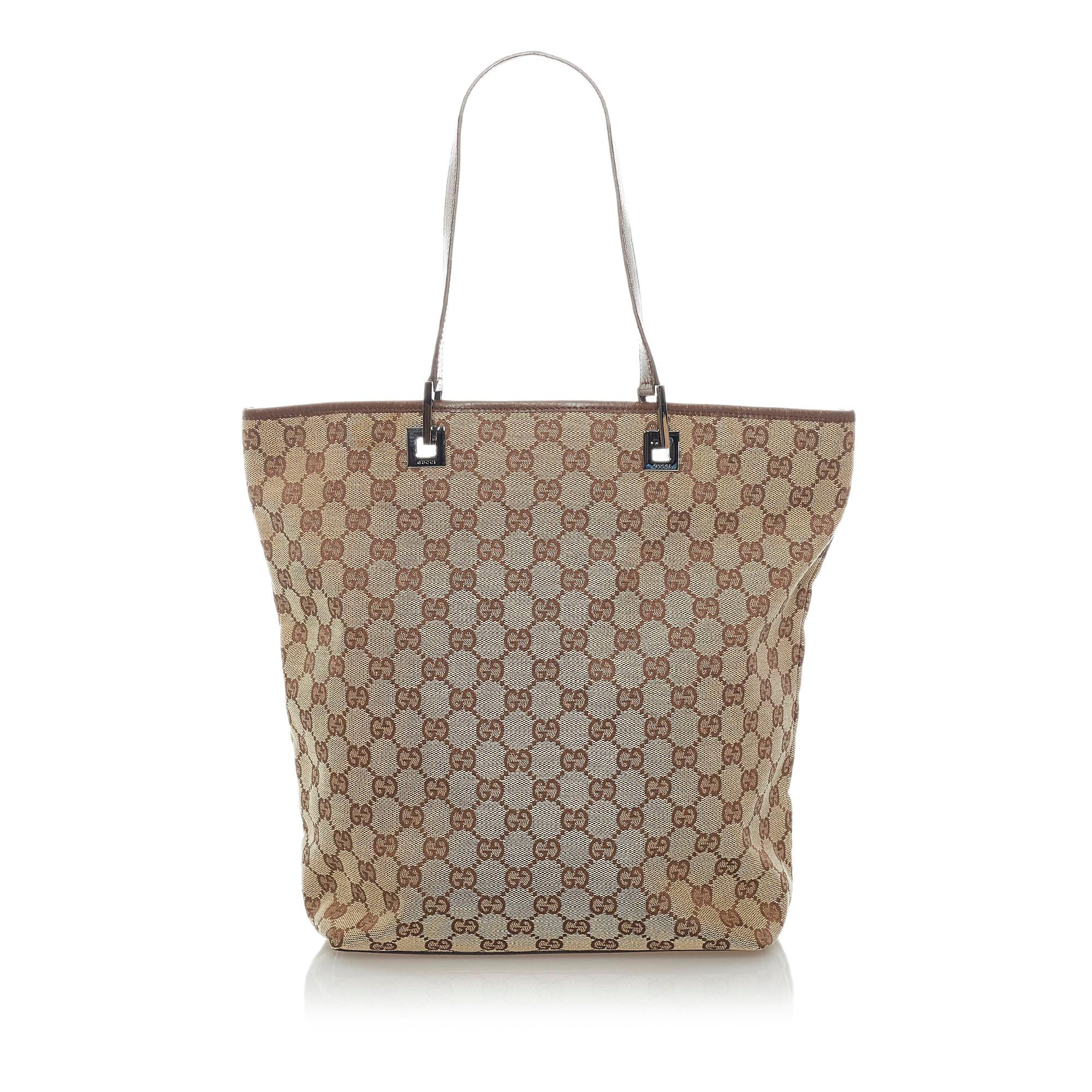 Gucci GG Canvas Tote Bag (SHG-36154)
