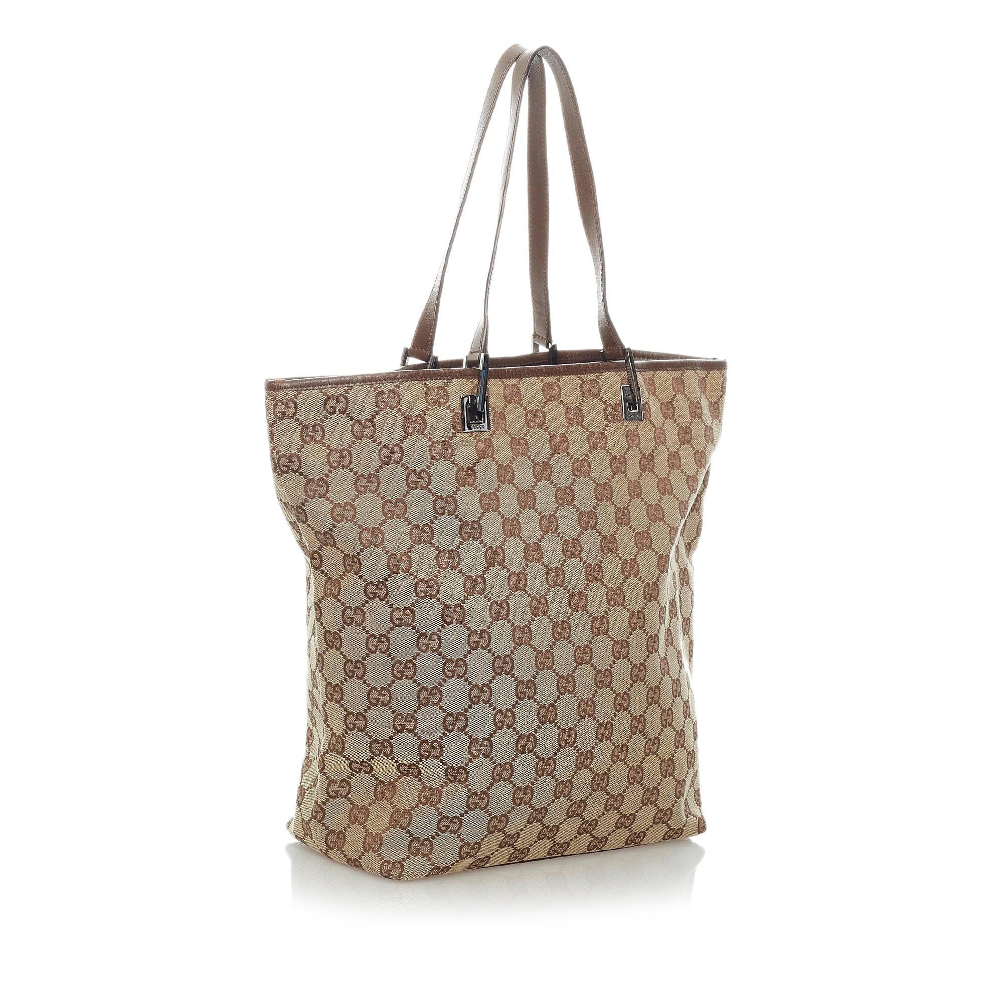 Gucci GG Canvas Tote Bag (SHG-36154)