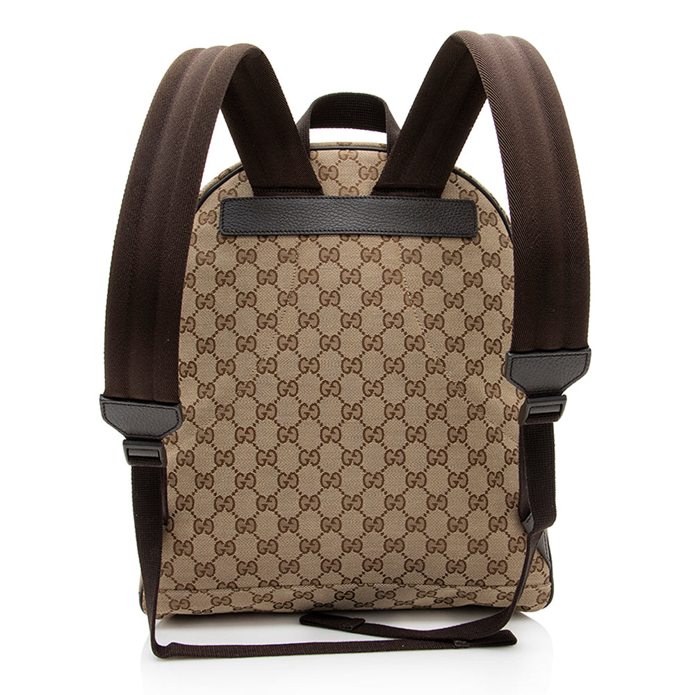 Gucci GG Canvas Travel Backpack (SHF-19306)