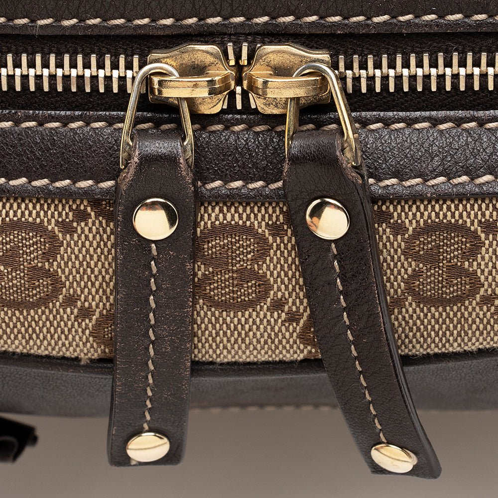 Gucci GG Canvas Trophy Boston Bag (SHF-20556)